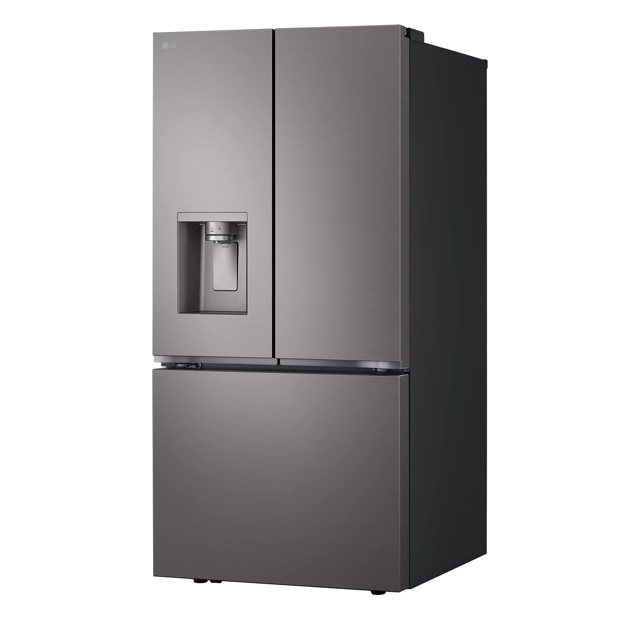 LG 33" 24.5 Cu. Ft. Smudge Resistant Black Stainless Steel French Door Refrigerator with ThinQ® Technology - LF25S6330D - Image 5