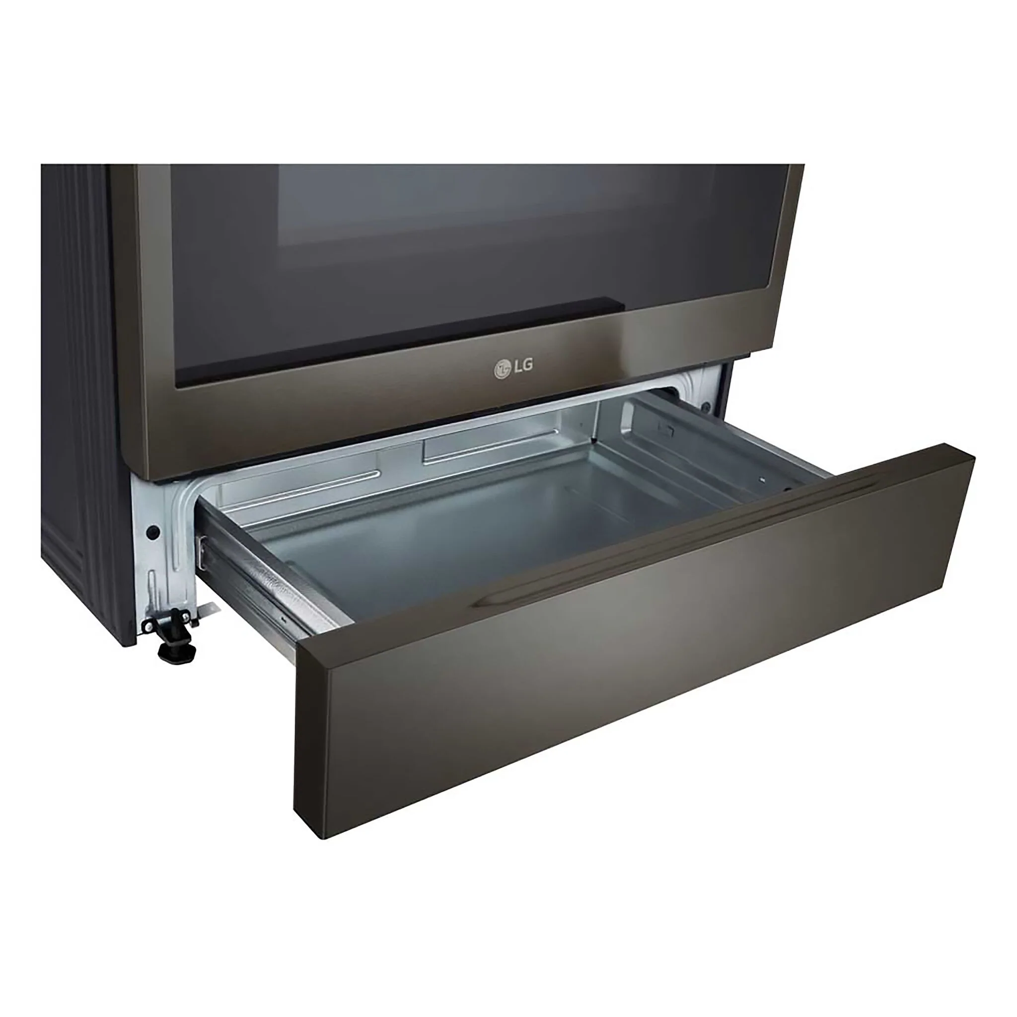 LG Smudge Resistant Black Stainless Steel Smart Electric Slide-In Range with Air Fry (6.3 Cu.Ft) - LSEL6333ZE - Image 4