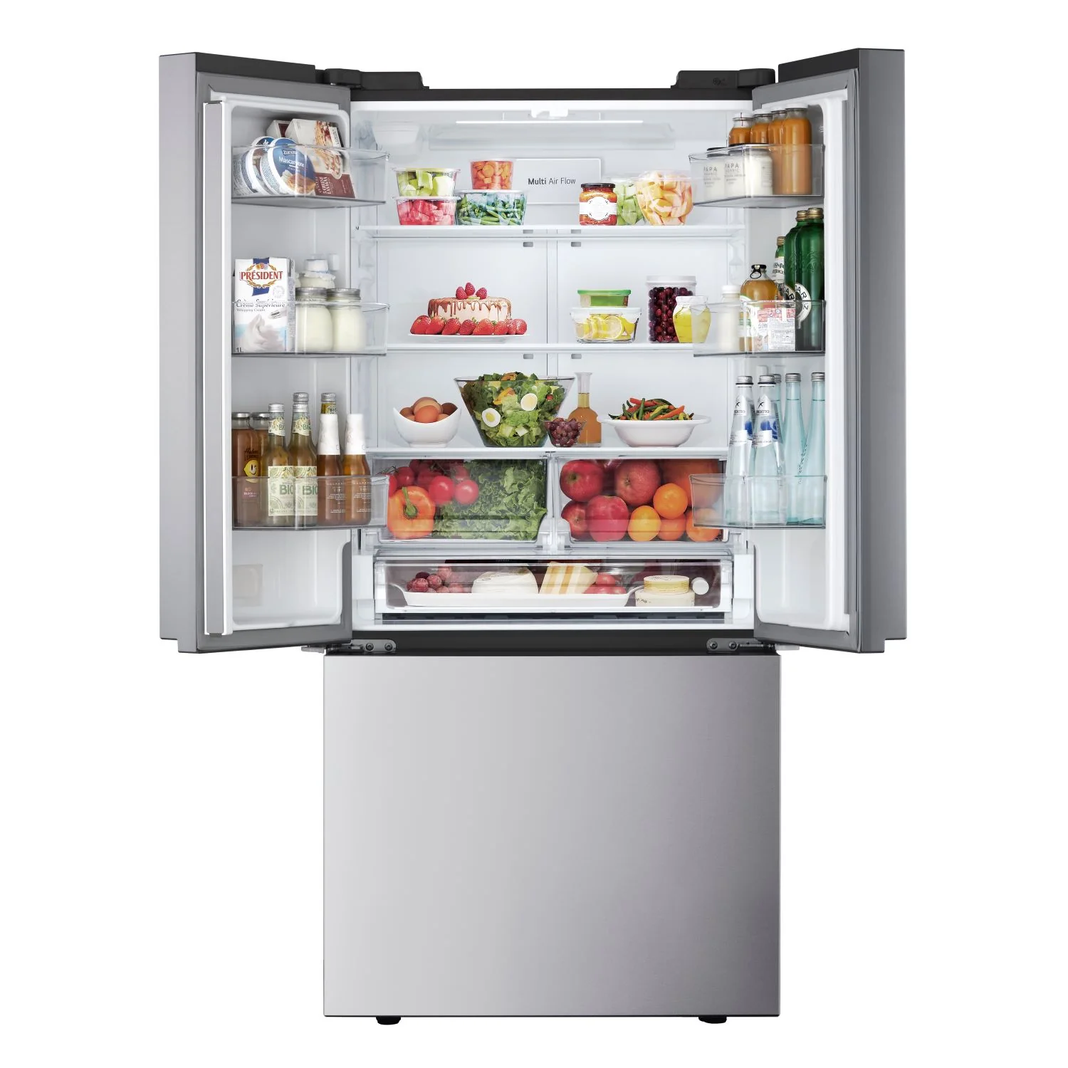 LG 33" 20.8 Cu. Ft. Smudge Resistant Stainless Steel Counter-Depth MAX™ French Door Refrigerator - LF21C6200S - Image 6