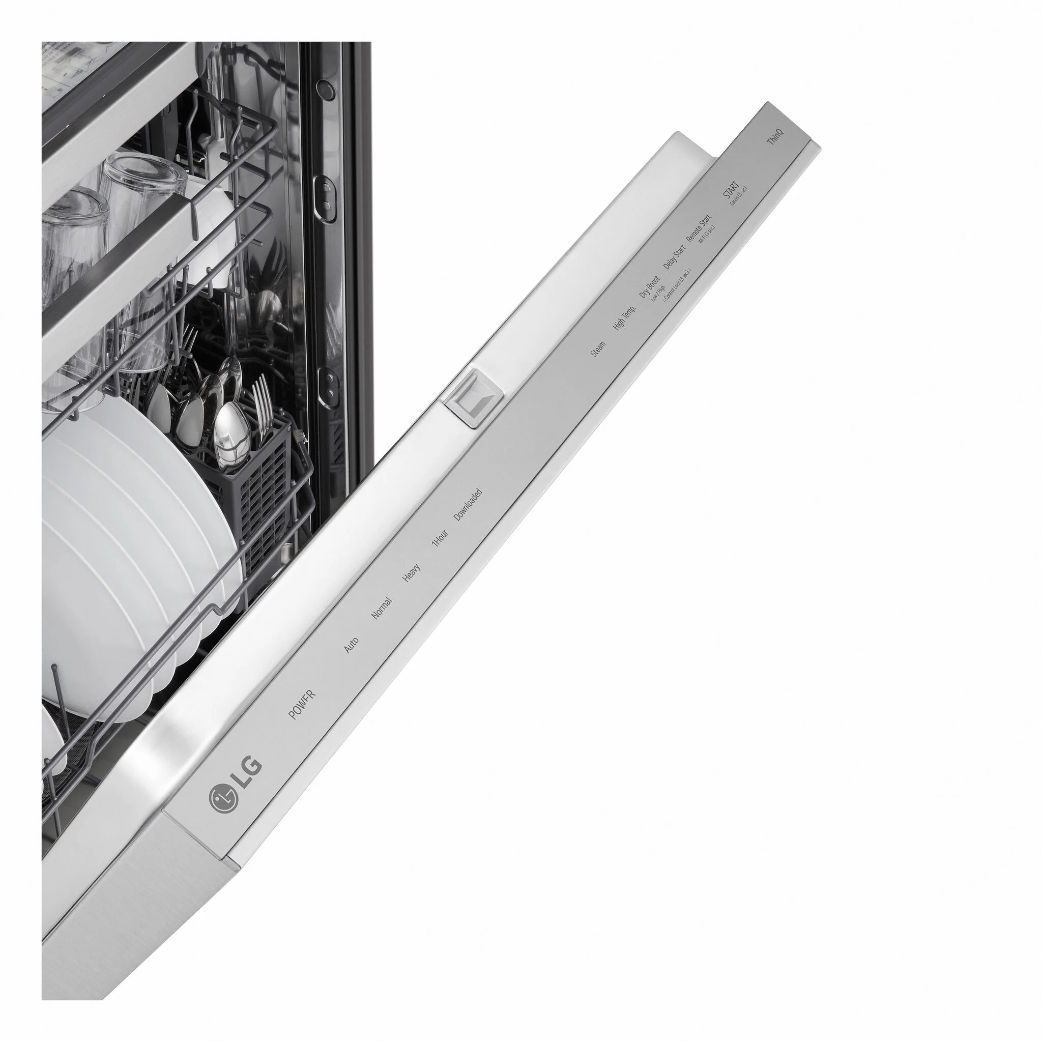 LG Smudge Resistant Stainless Steel 46dB Top Control Dishwasher with FlushFit™ Design, QuadWash® Pro and AutoVentDry™ - LDNPQ555S - Image 10