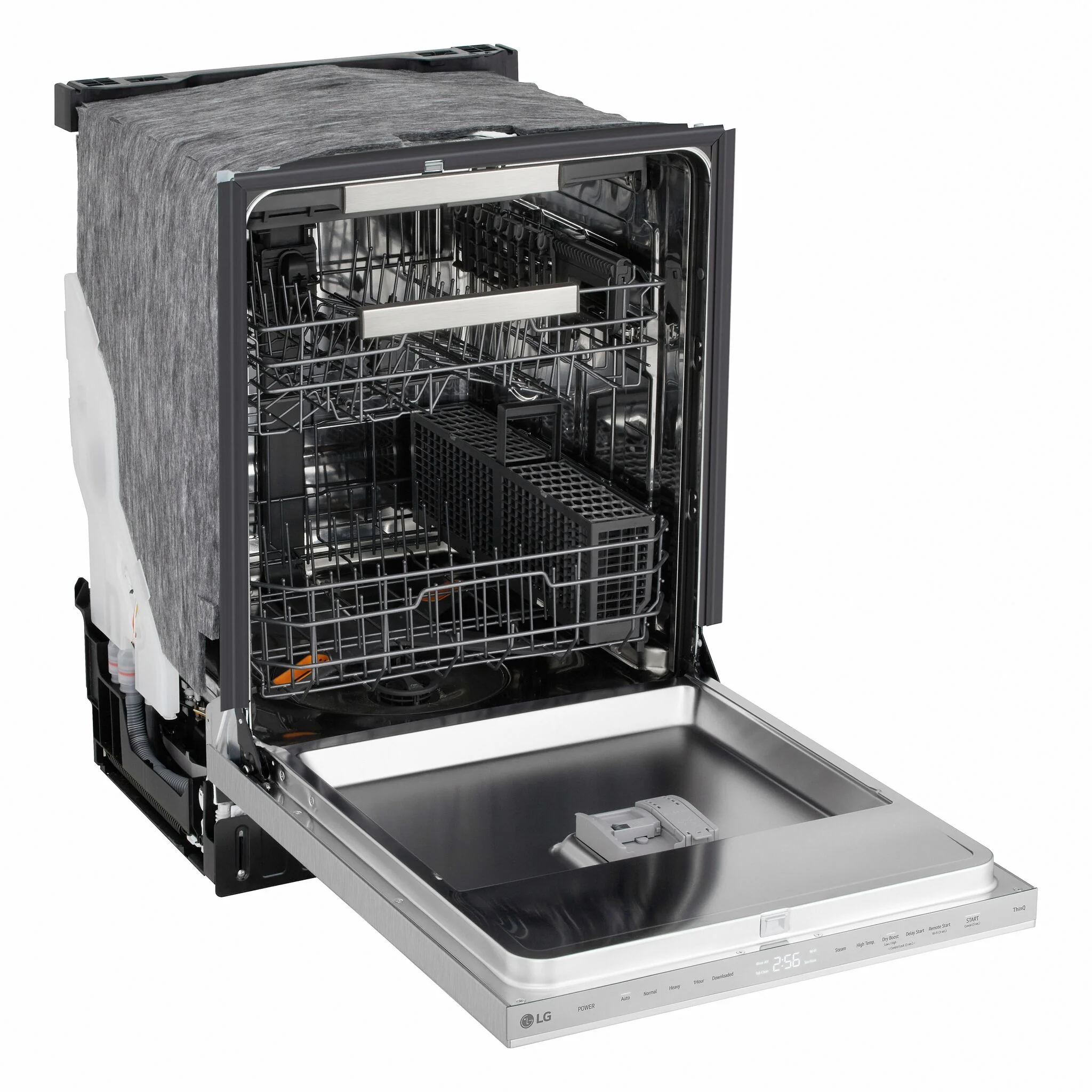 LG Smudge Resistant Stainless Steel 46dB Top Control Dishwasher with FlushFit™ Design, QuadWash® Pro and AutoVentDry™ - LDNPQ555S - Image 4