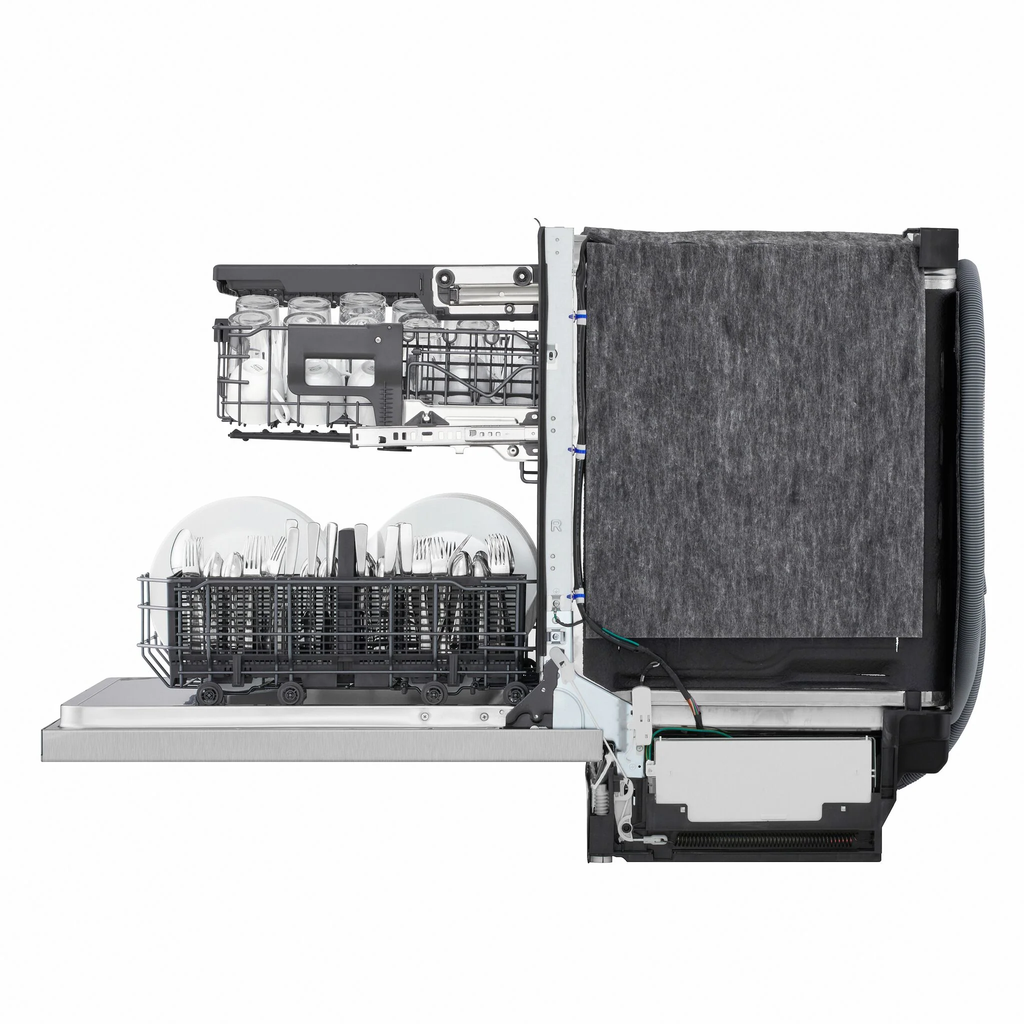 LG Smudge Resistant Stainless Steel 46dB Top Control Dishwasher with FlushFit™ Design, QuadWash® Pro and AutoVentDry™ - LDNPQ555S - Image 6