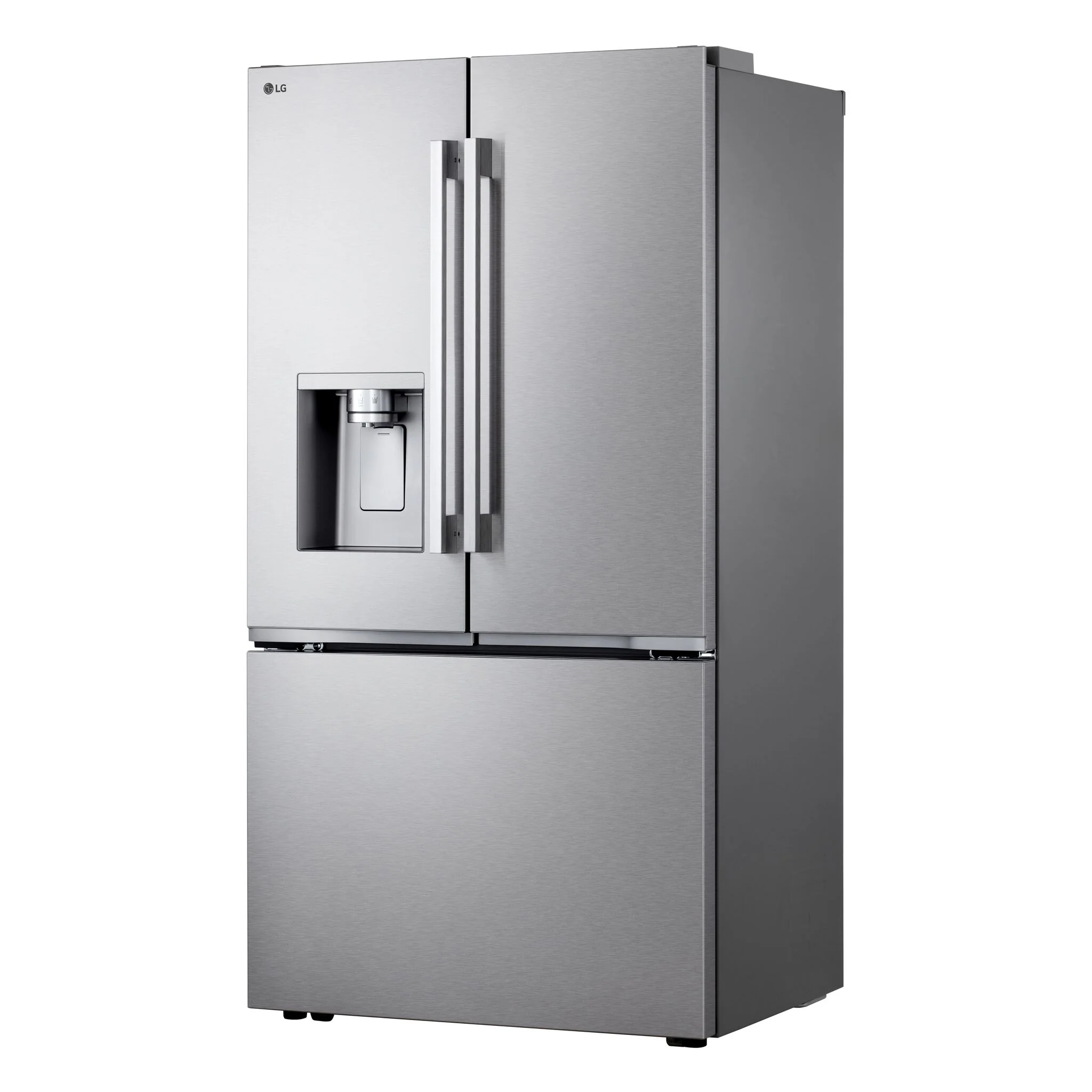 LG 35.75" 24 Cu. Ft. Smudge Resistant Stainless Steel Counter-Depth MAX™ with Zero Clearance™ French Door Refrigerator - LF24Z6530S - Image 5