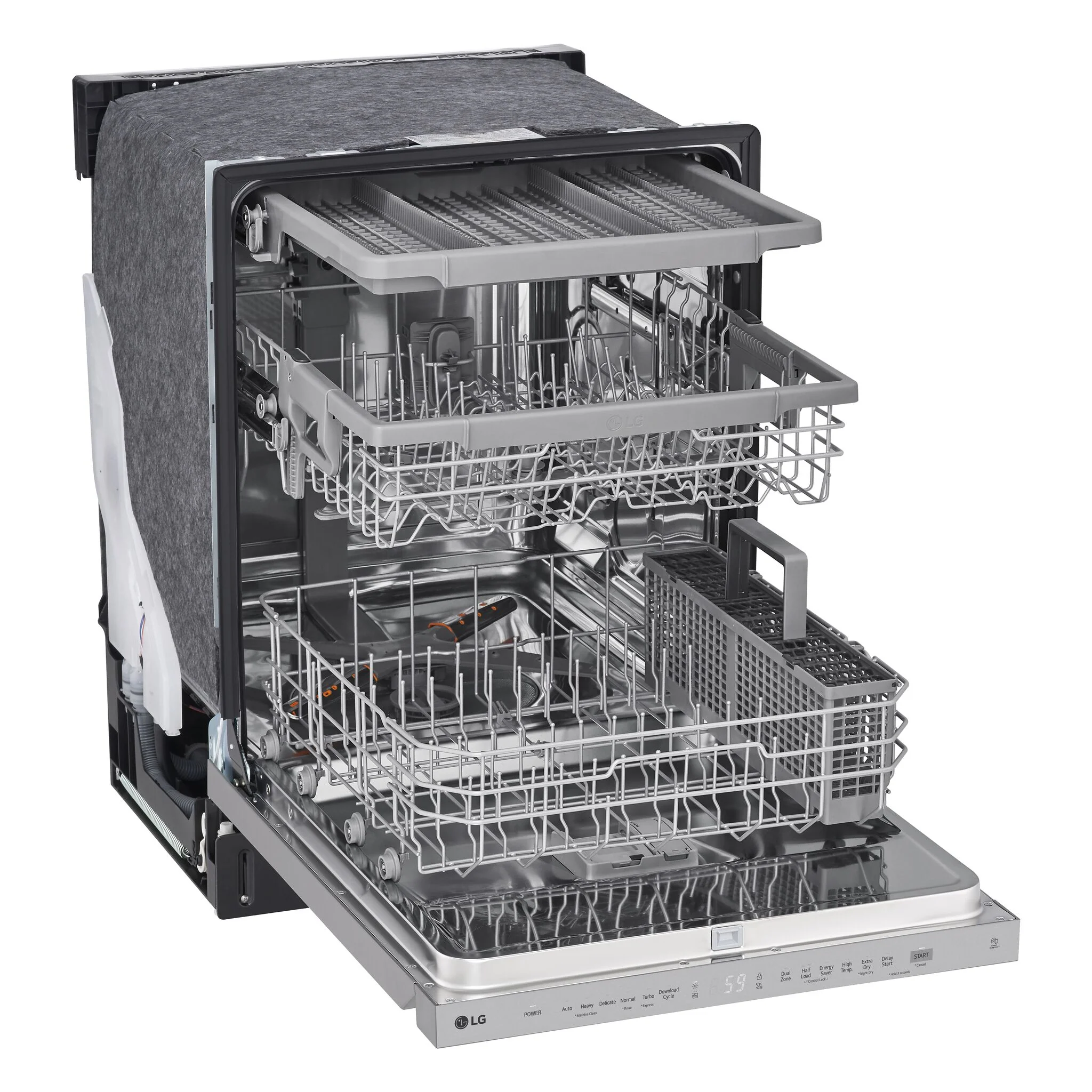 LG Smudge Resistant Stainless Steel Dishwasher with QuadWash™ - LDPN454HT - Image 4