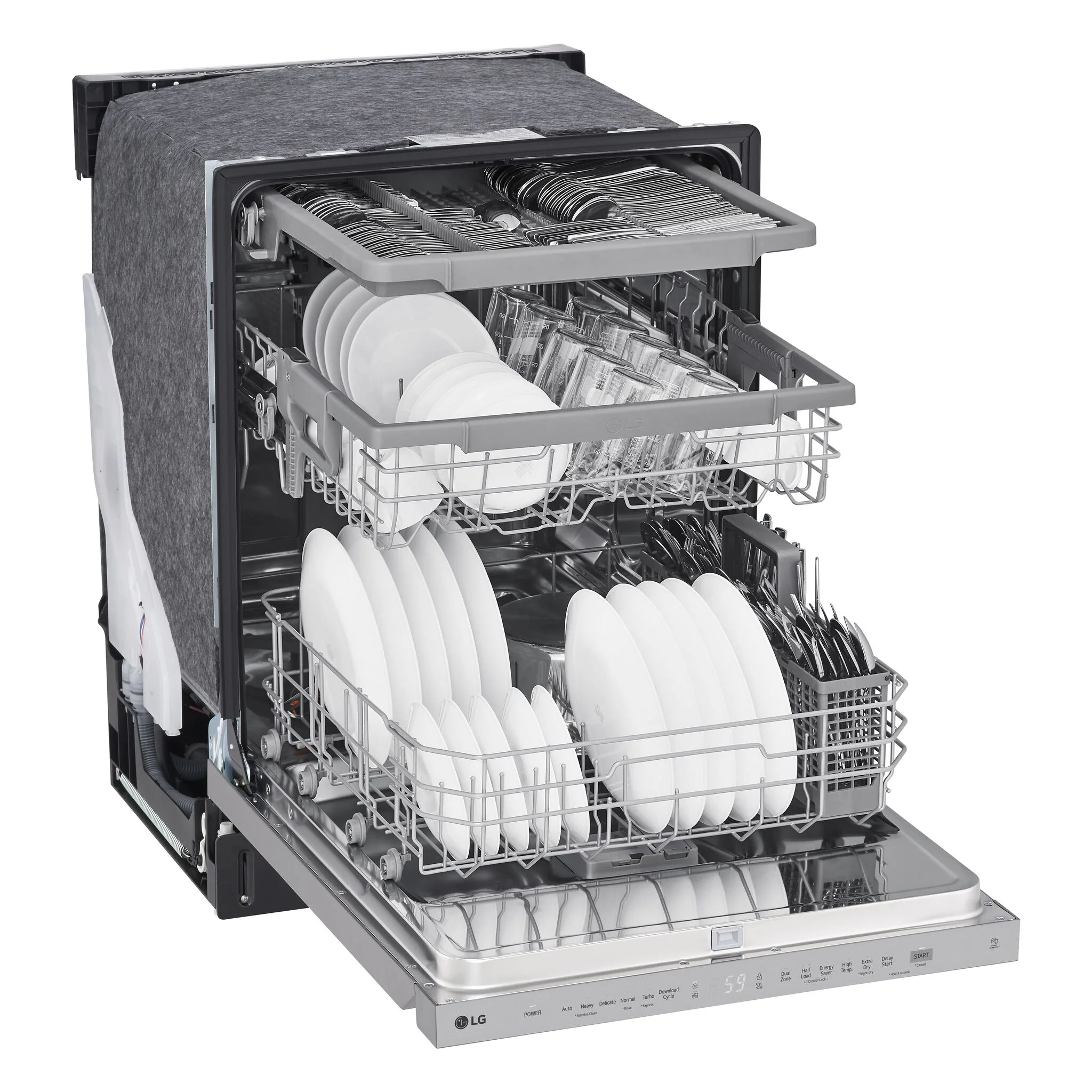 LG Smudge Resistant Stainless Steel Dishwasher with QuadWash™ - LDPN454HT - Image 7