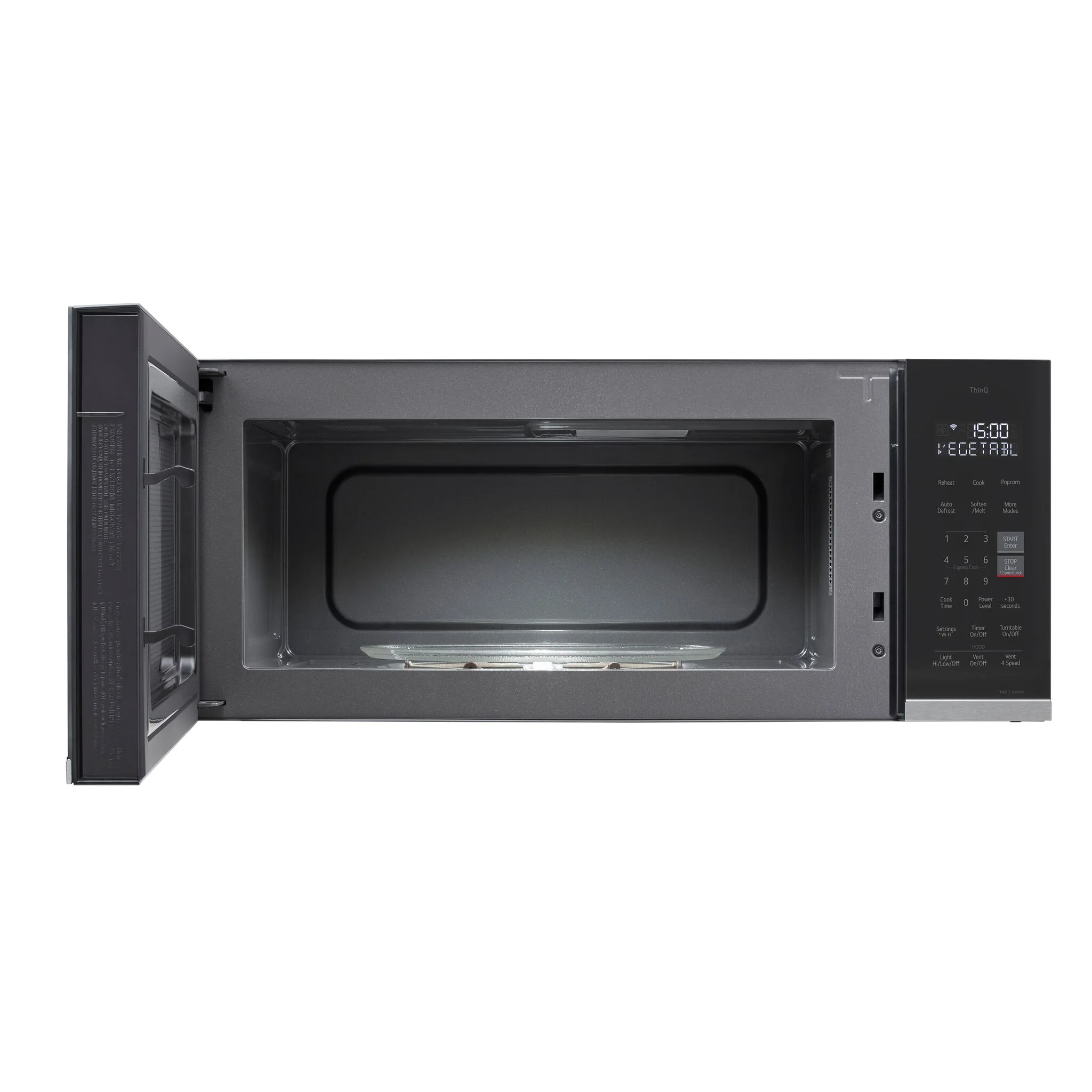 LG Smudge Resistant Stainless Steel Slim Over-the-Range Microwave Oven with EasyClean® (1.3 cu. ft.) - MVEF1323F - Image 2