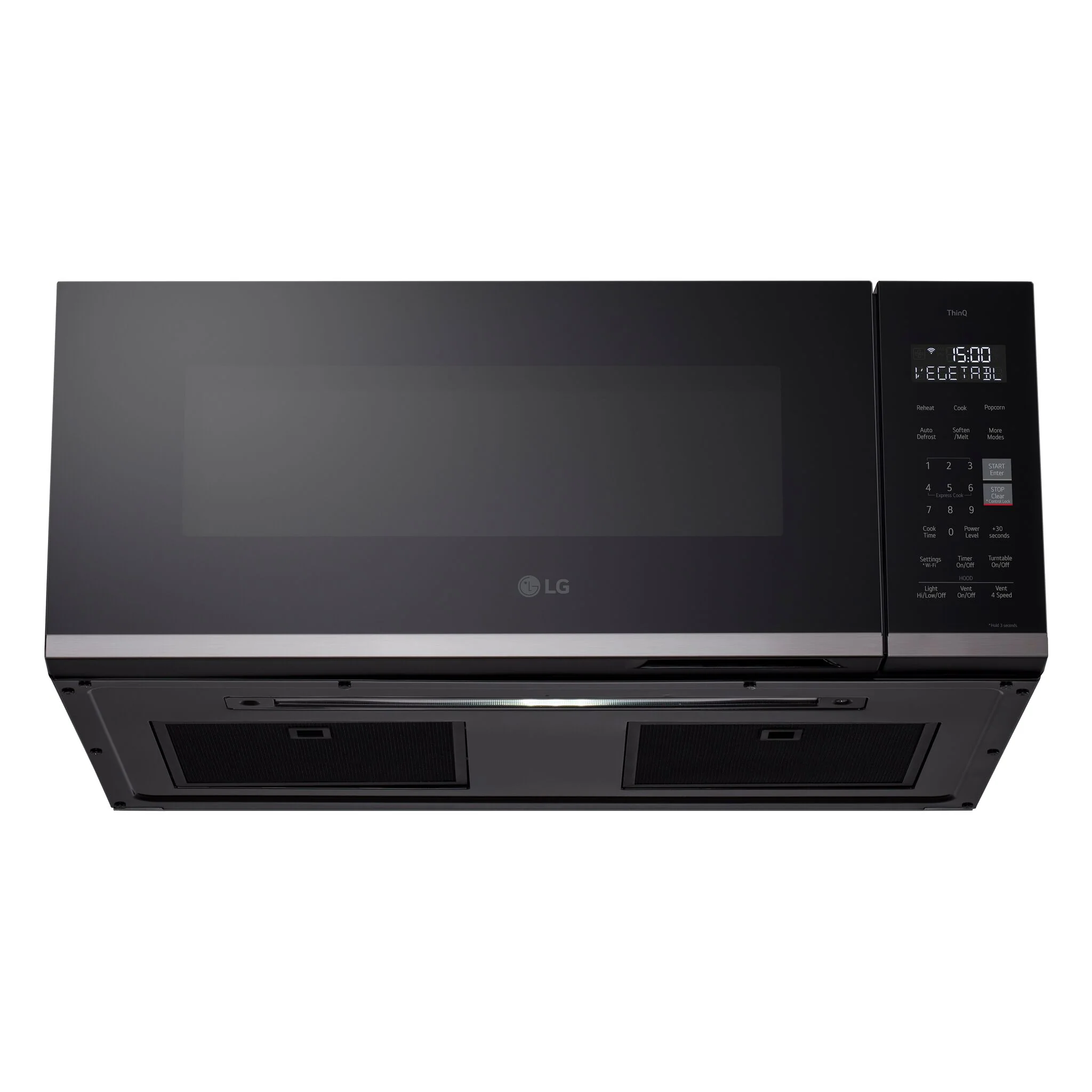 LG Smudge Resistant Stainless Steel Slim Over-the-Range Microwave Oven with EasyClean® (1.3 cu. ft.) - MVEF1323F - Image 4