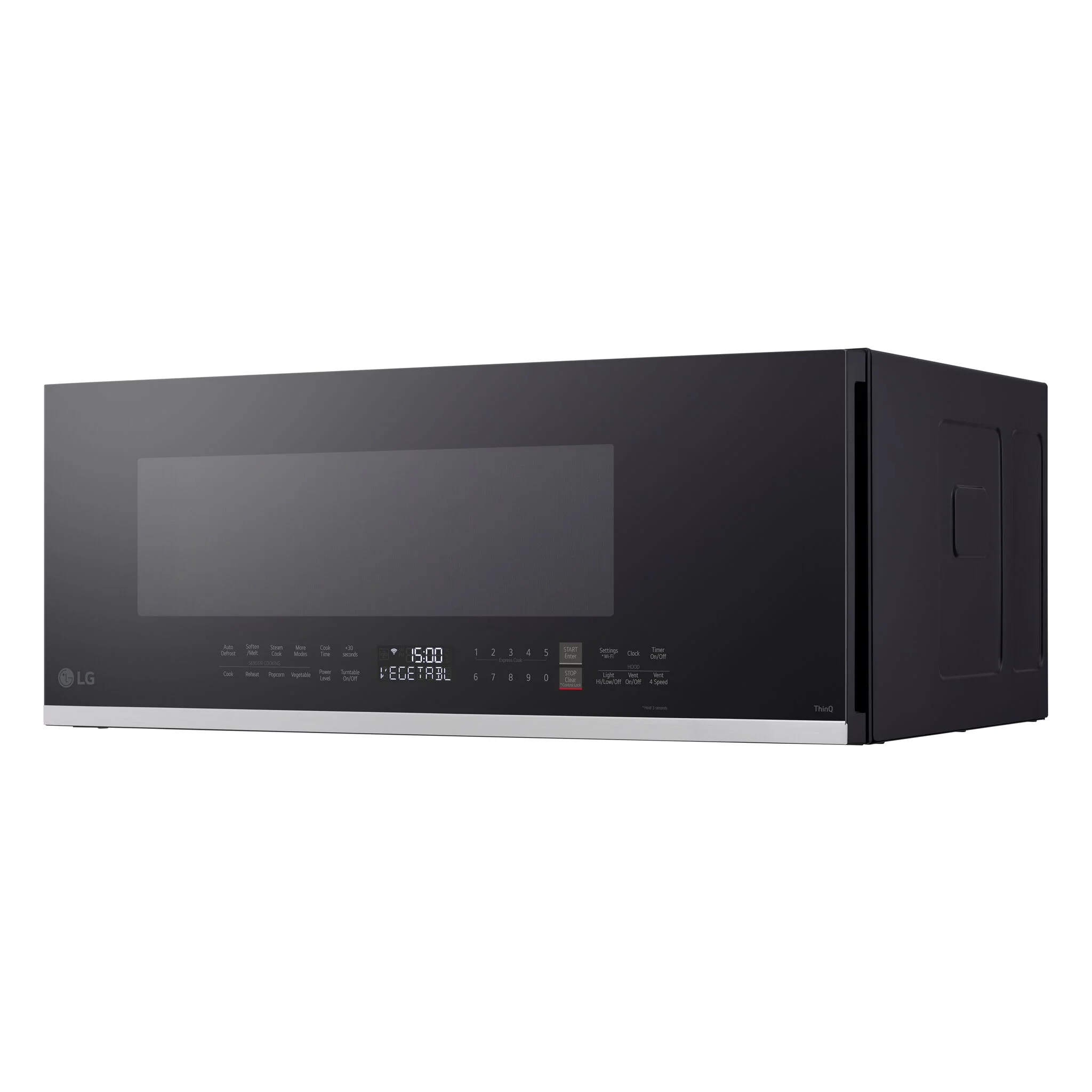 LG Smudge Resistant Stainless Steel Slim Over-the-Range Microwave Oven with EasyClean® (1.3 cu. ft.) - MVEF1337F - Image 5