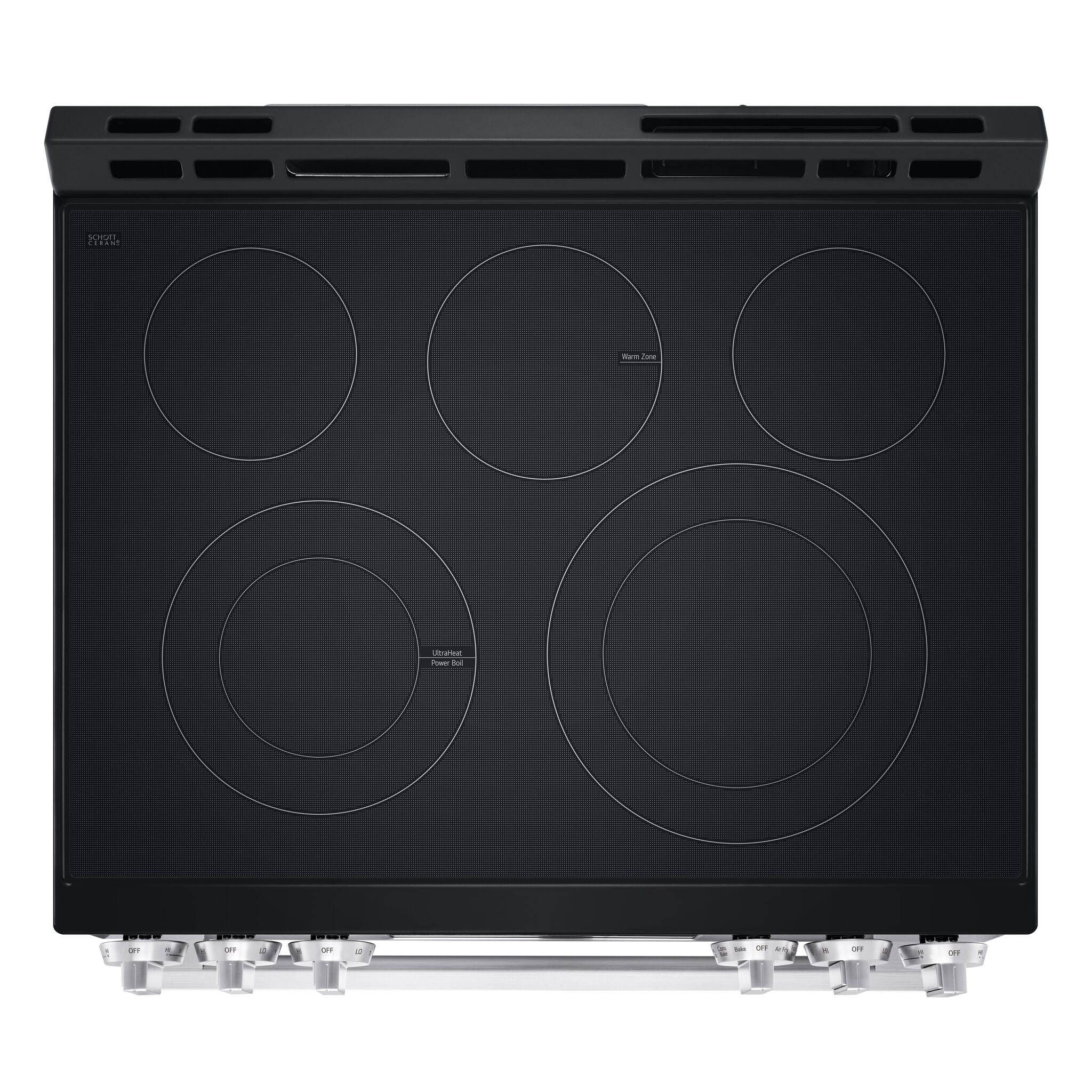 LG Smudge Resistant Stainless Steel Smart Electric Slide-In Range with Air Fry (6.3 Cu.Ft) - LSEL6333XE - Image 4