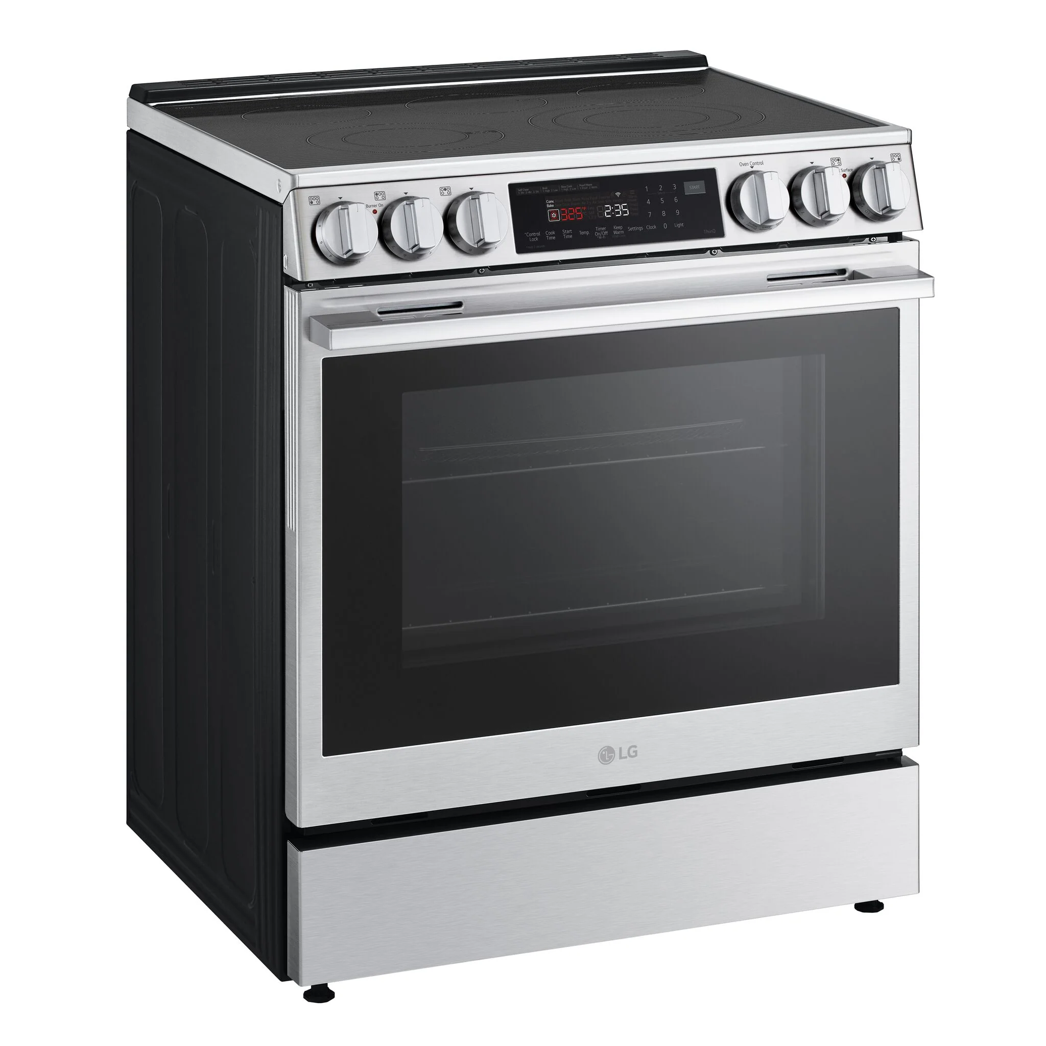 LG Smudge Resistant Stainless Steel Smart Electric Slide-In Range with Air Sous Vide (6.3 Cu.Ft) - LSEL6335XE - Image 7