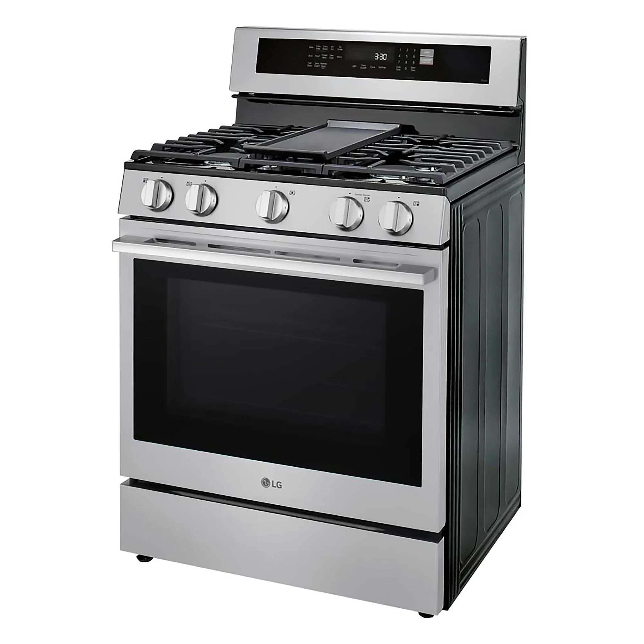LG Smudge Resistant Stainless Steel Smart Gas Freestanding Range with Air Fry (6.3 Cu.Ft) - LRGN6325X - Image 5