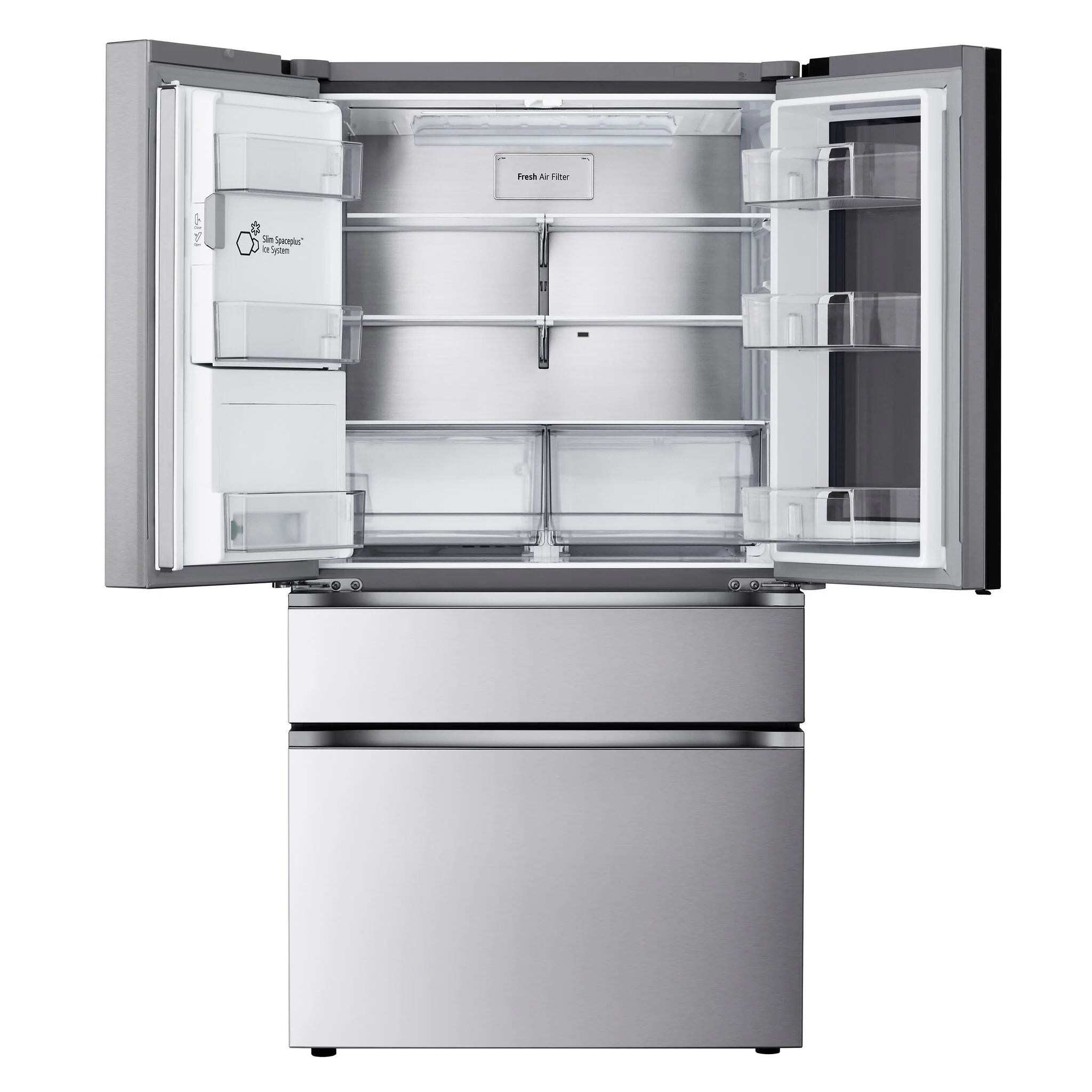 LG 35.75" 29 Cu. Ft. Smudge Resistant Stainless Steel Smart MAX 4-Door French Door Refrigerator with MyColor - LF29S8365S - Image 3