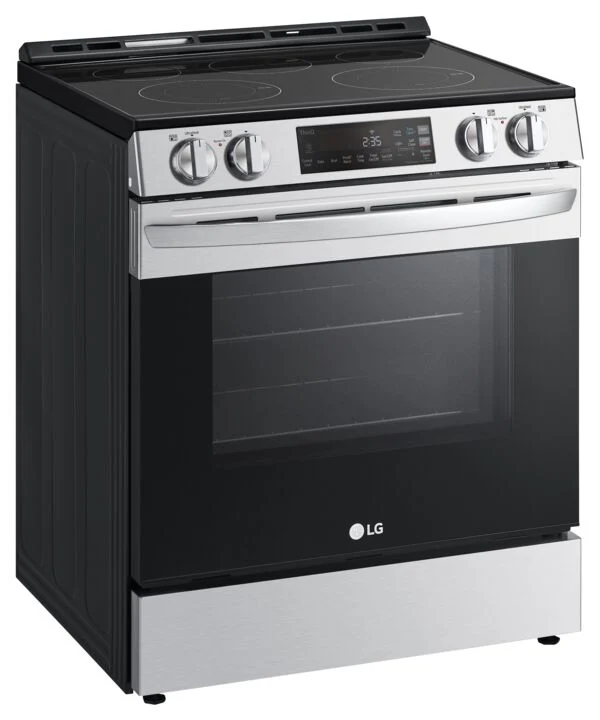 LG Smudge Resistant Stainless Steel Smart Wi-Fi Enabled Electric Slide-in Range with EasyClean® ( 6.3 cu ft.) - LSEL6331F - Image 2