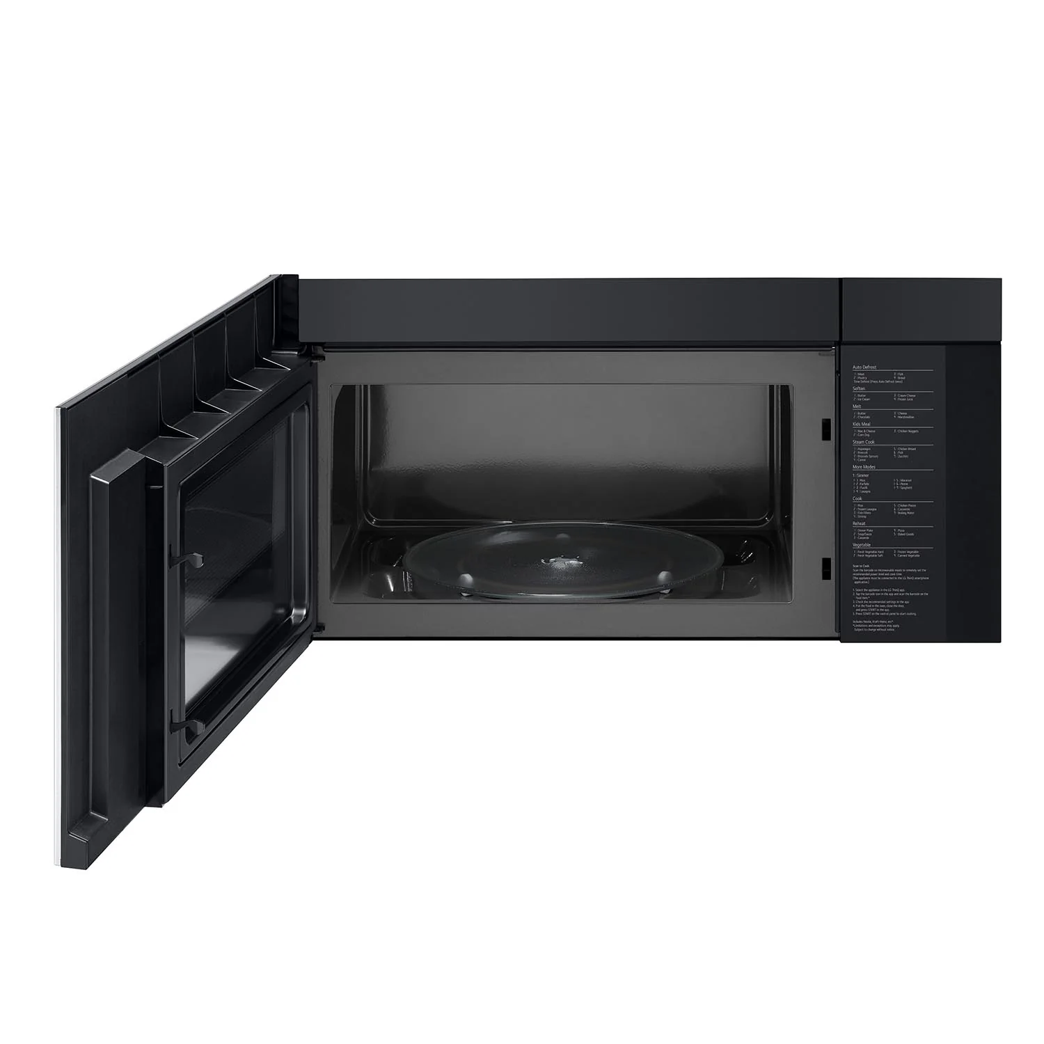 LG Smudge Resistant Stainless Steel Smart Wi-Fi Enabled Over-the-Range Microwave with EasyClean® (2.0 cu. ft.) - MVEL2033F - Image 4
