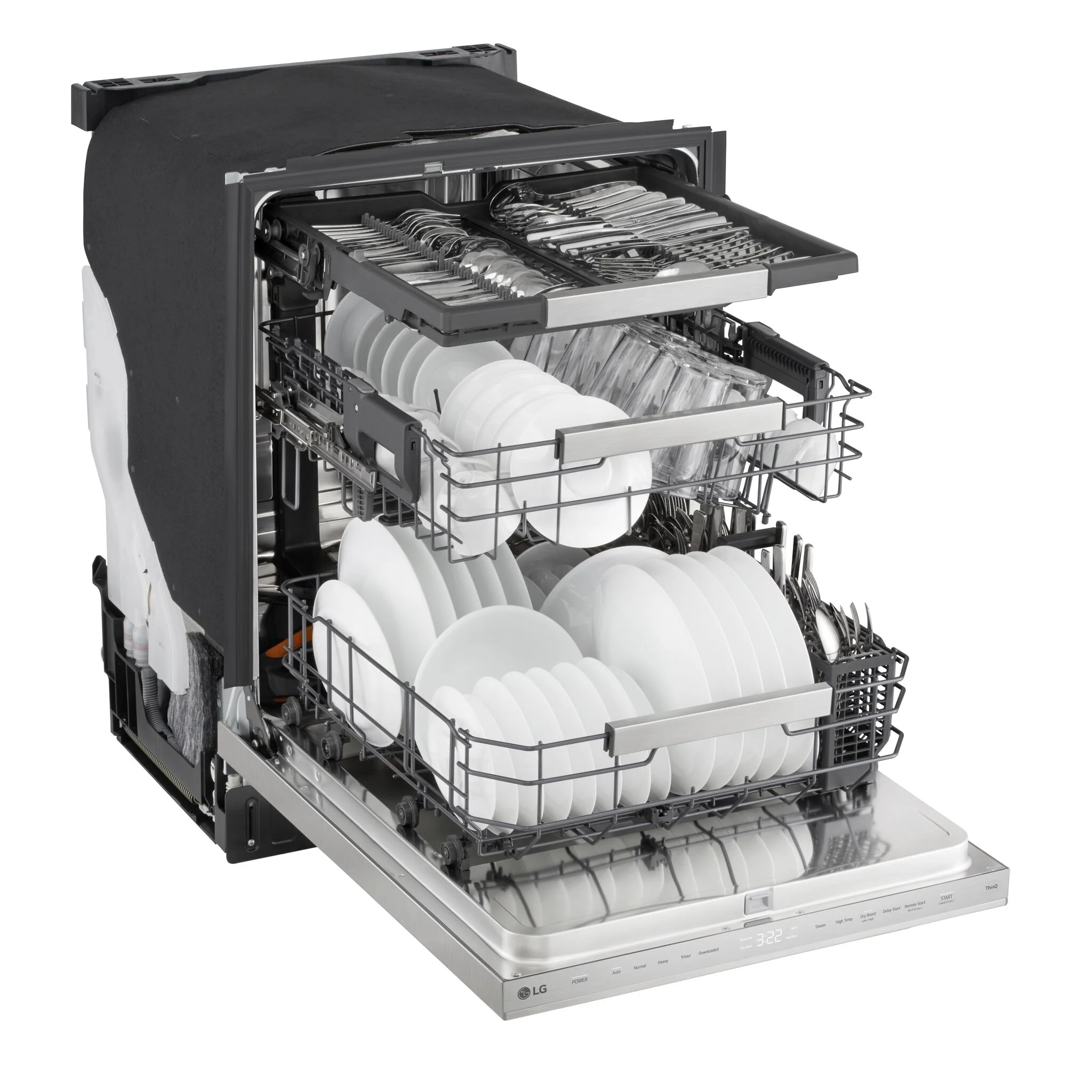 LG Stainless Steel 24" Top Control Dishwasher with QuadWash® - LDNPM654S - Image 5