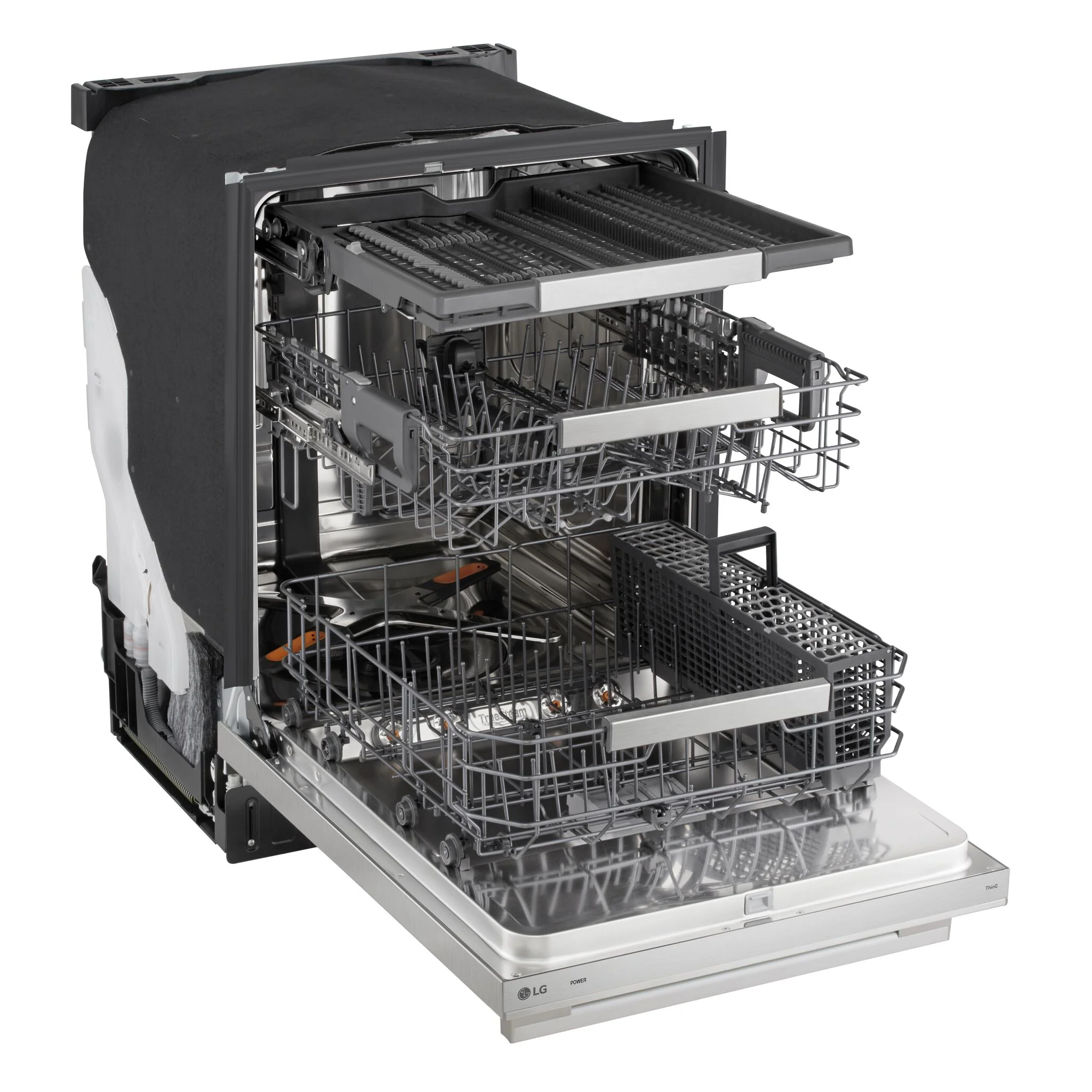 LG Stainless Steel 24" Top Control Dishwasher with TrueSteam® - LDNTH753S - Image 4