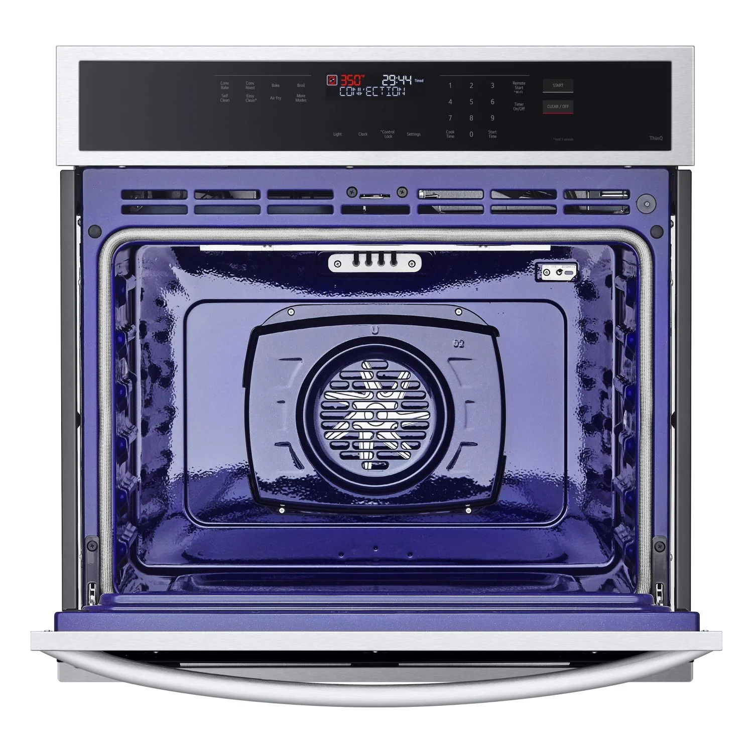 LG Stainless Steel 29.74" Smart Single Wall Oven with 
Convection,Air Fry and EasyClean® (4.7 Cu. Ft.) - WSEP4723F - Image 4