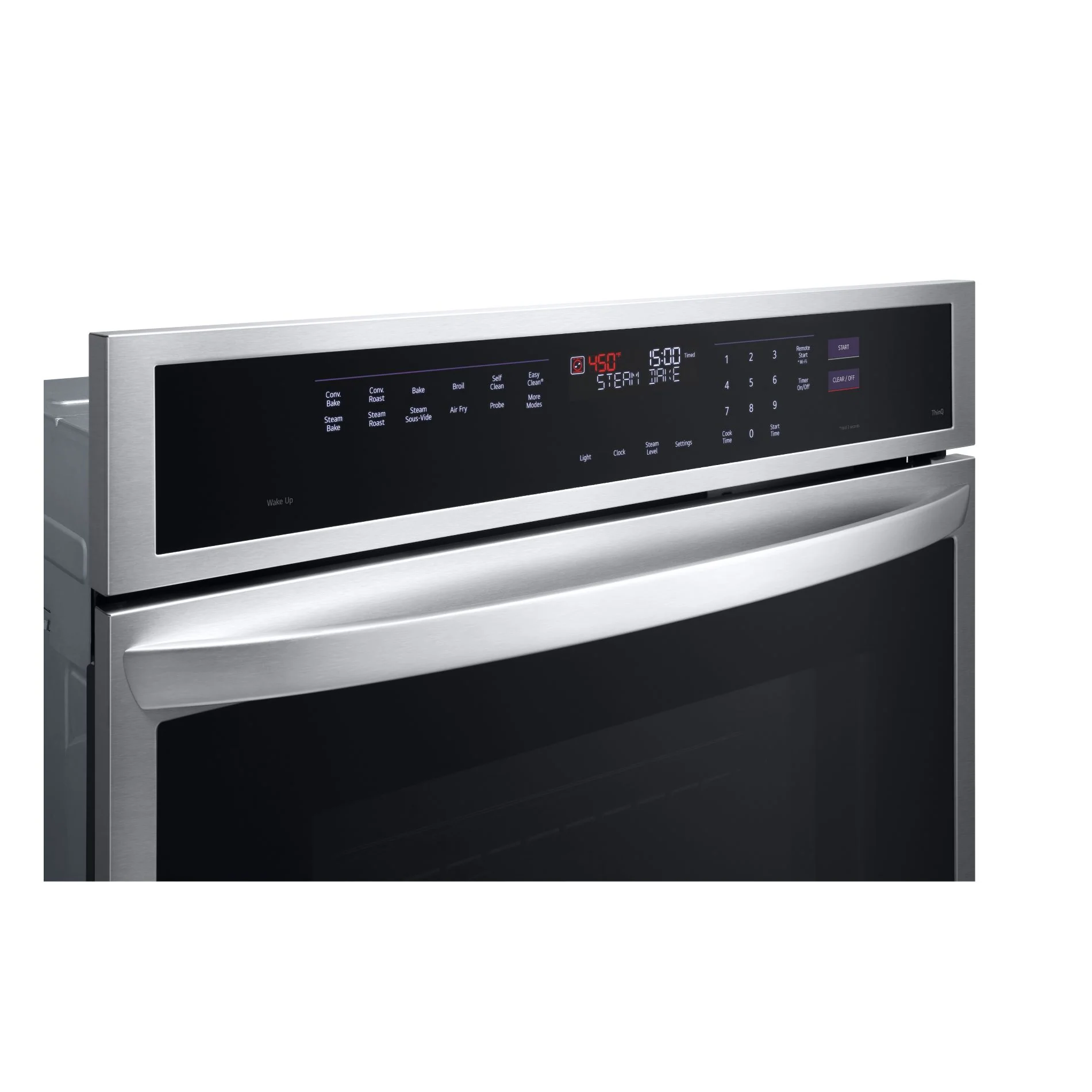 LG Stainless Steel 29.75" Smart Single Wall Oven with
True Convection, InstaView®, Air Fry and
Steam Sous Vide (4.7 Cu. Ft.) - WSEP4727F - Image 5