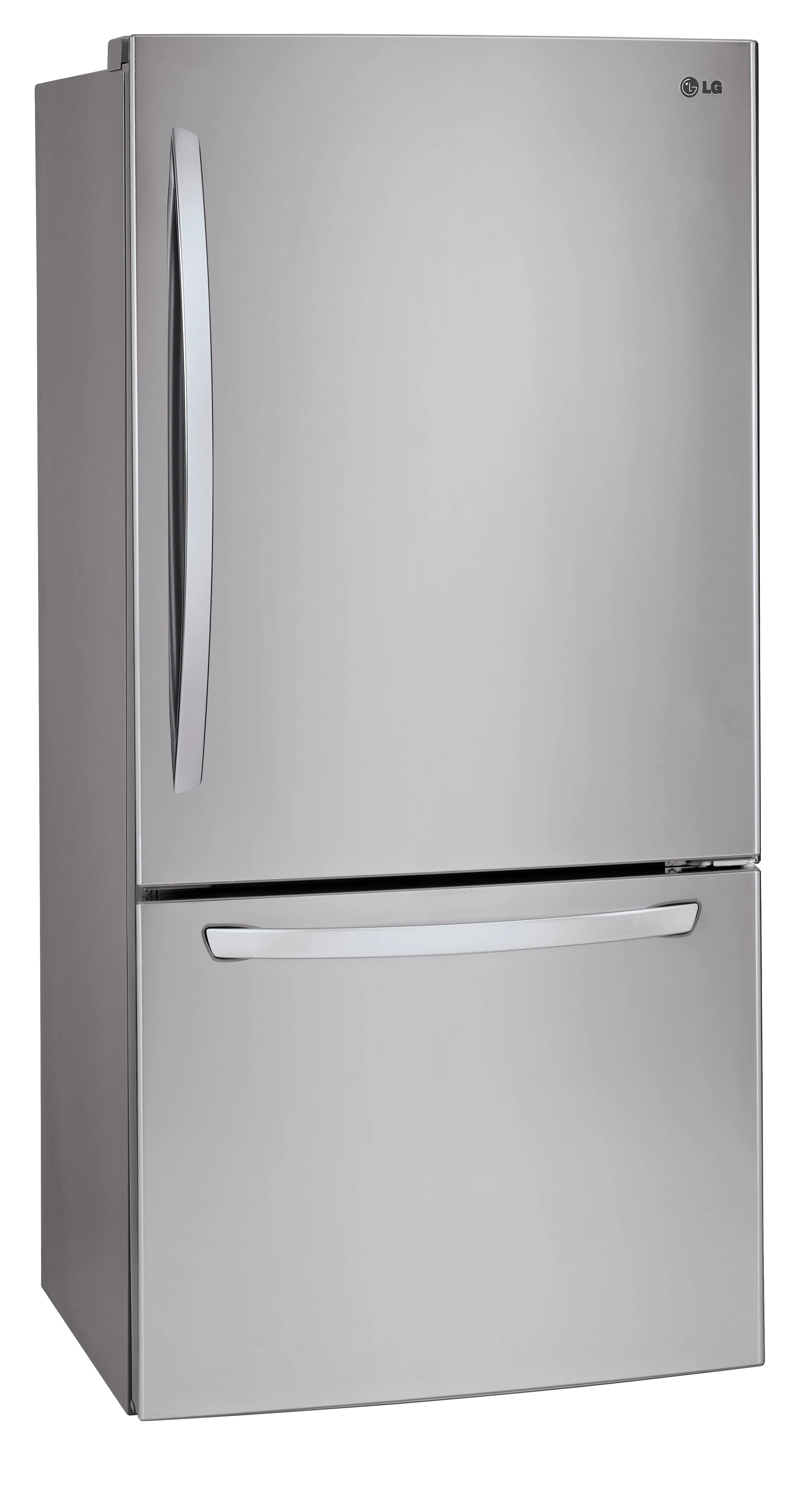 LG 30" 22.1 Cu. Ft. Stainless Steel Bottom-Freezer Refrigerator - LRDNS2200S - Image 2