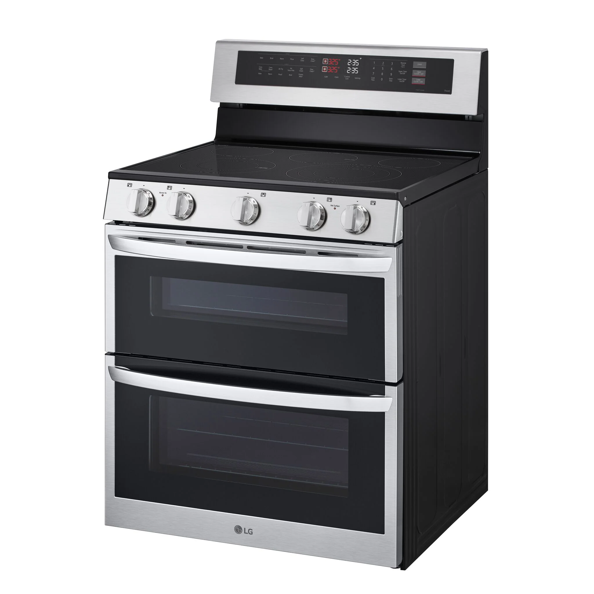 LG Stainless Steel Electric Double Oven Freestanding Range with ProBake Convection® and Air Fry (7.3 Cu.Ft) - LDEL7324SE - Image 5