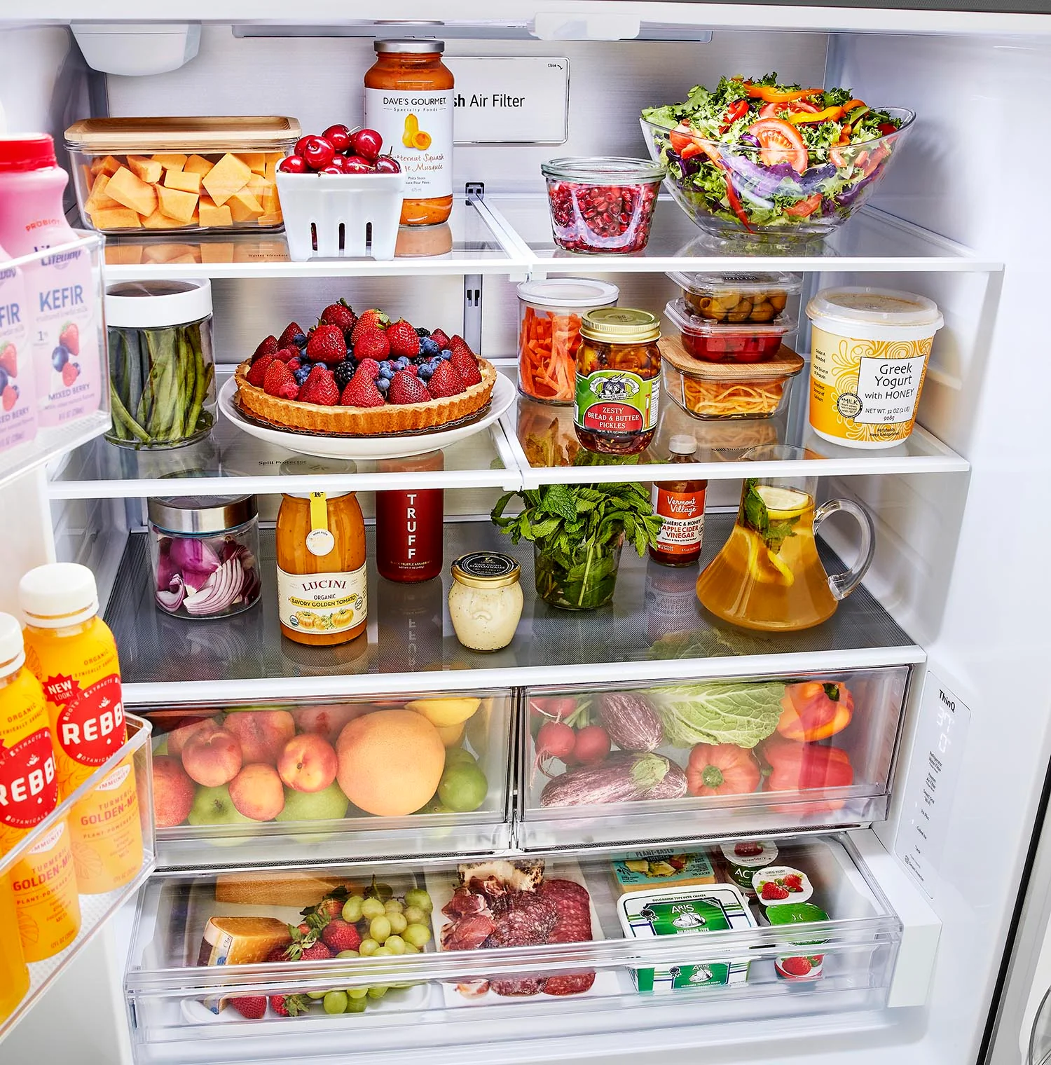 LG 35.75" 27 Cu. Ft. Stainless Steel Smart Counter-Depth MAX™ French Door Refrigerator - LRFLC2706S - Image 9