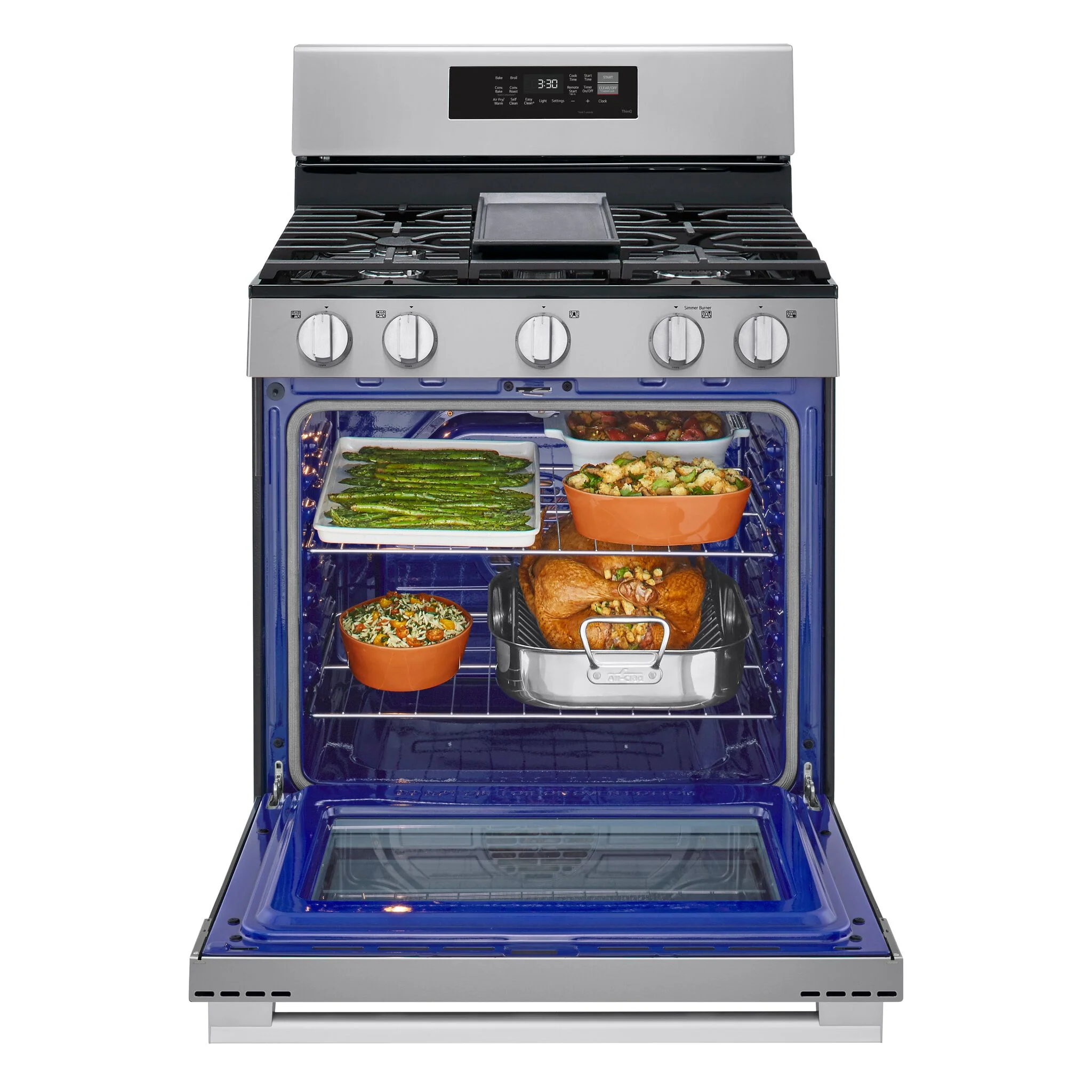 LG Stainless Steel Gas Range with ProBake Convection® (6.3 cu ft.) - LRGN6323Y - Image 14