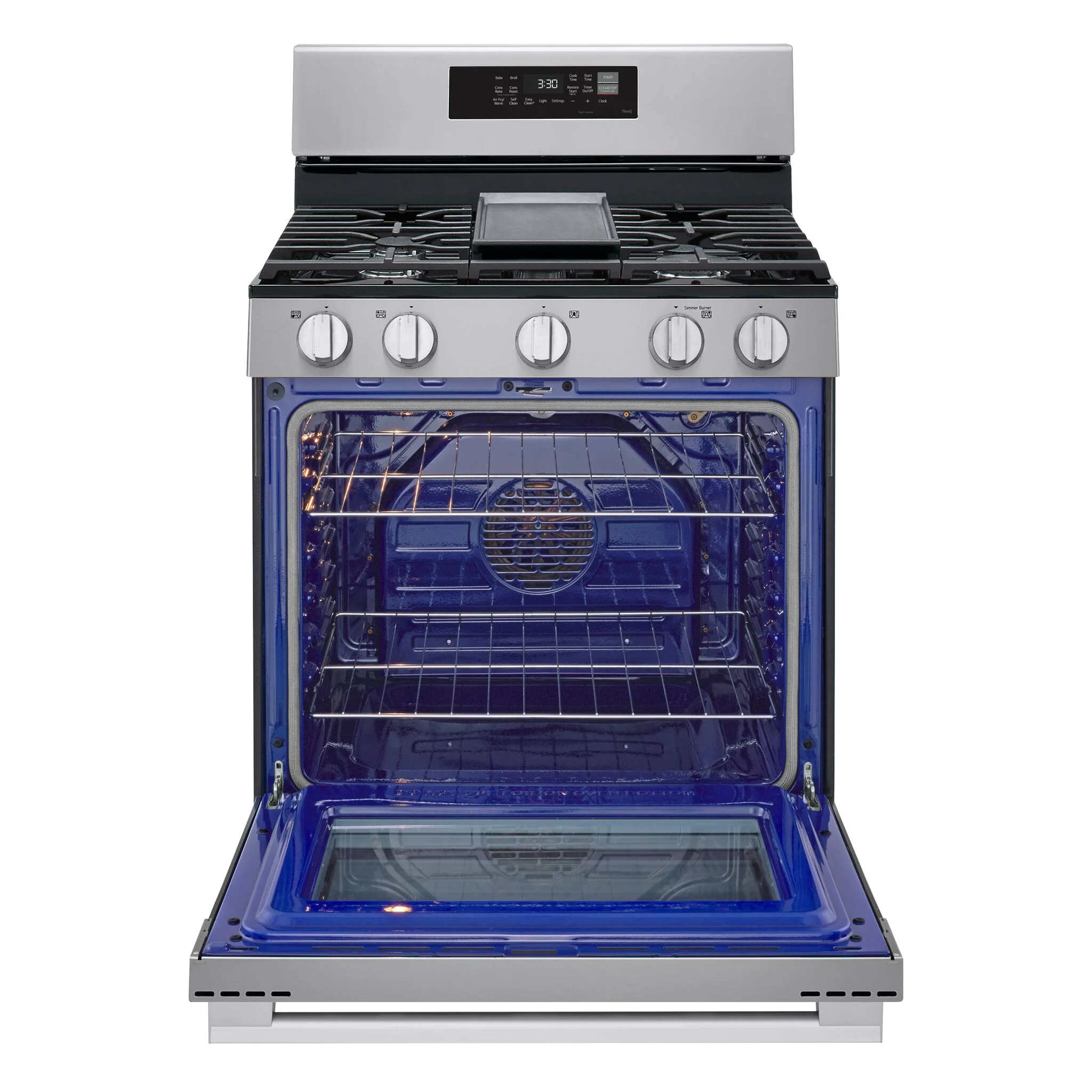 LG Stainless Steel Gas Range with ProBake Convection® (6.3 cu ft.) - LRGN6323Y - Image 4