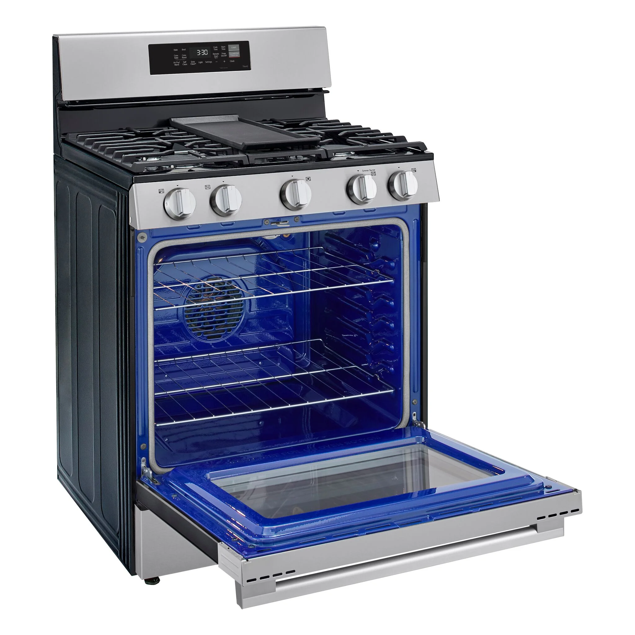 LG Stainless Steel Gas Range with ProBake Convection® (6.3 cu ft.) - LRGN6323Y - Image 5