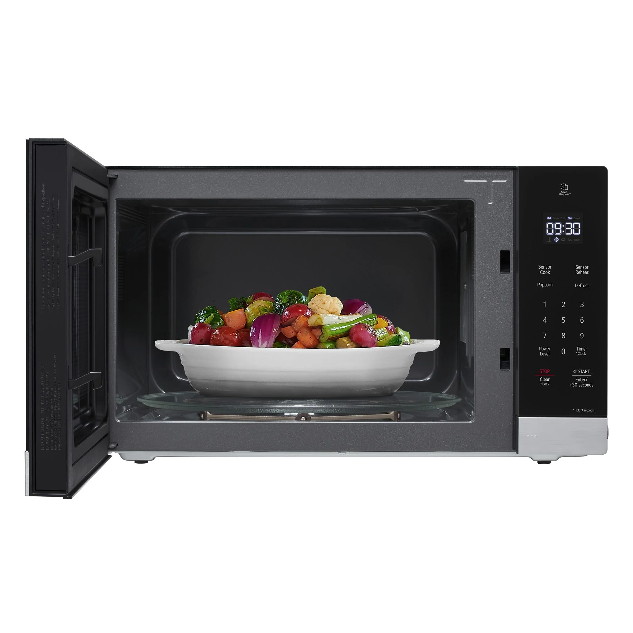 LG Stainless Steel NeoChef Countertop Microwave With Smart Inverter (1.5 Cu. Ft.) - MSER1590S - Image 3
