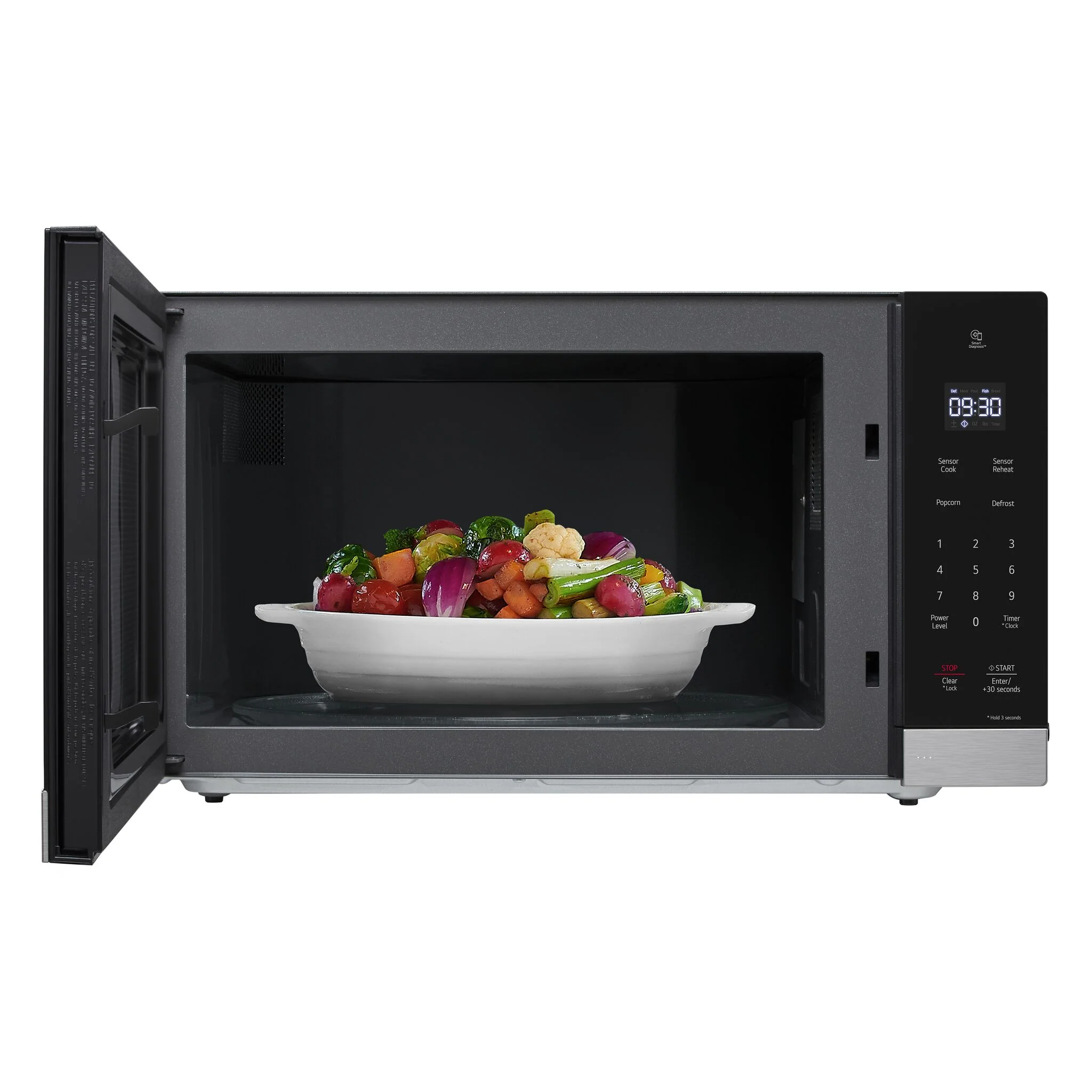 LG Stainless Steel NeoChef Countertop Microwave With Smart Inverter (2.0 Cu.Ft) - MSER2090S - Image 3