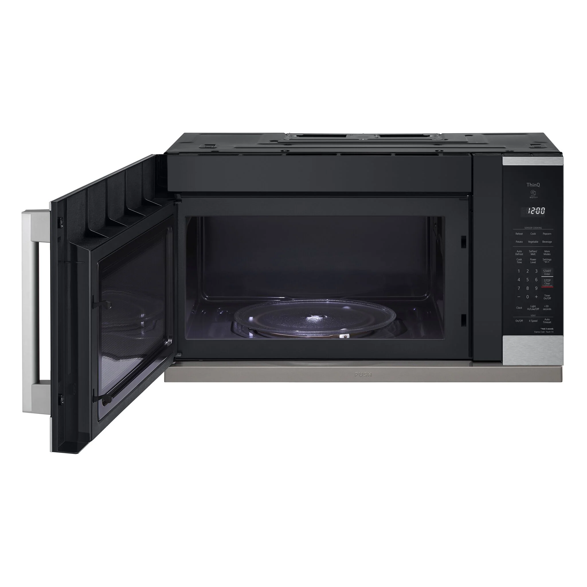 LG Stainless Steel Over-the-Range Microwave with ExtendaVent®2.0 (2.1 cu.ft.) - MVEL2125X - Image 2