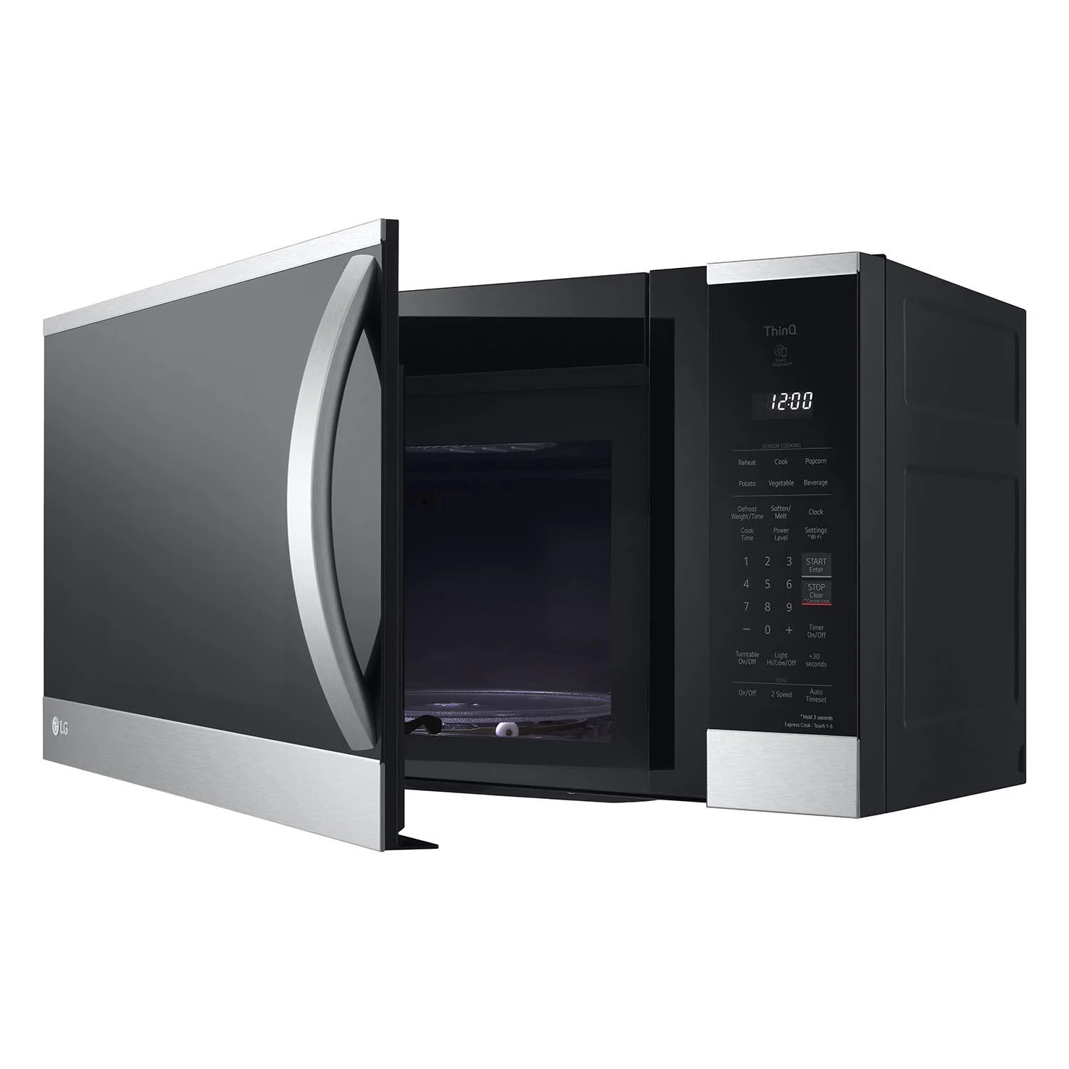 LG Stainless Steel Over-the-Range Smart Microwave 1.8 Cu. - MVEM1825F - Image 3