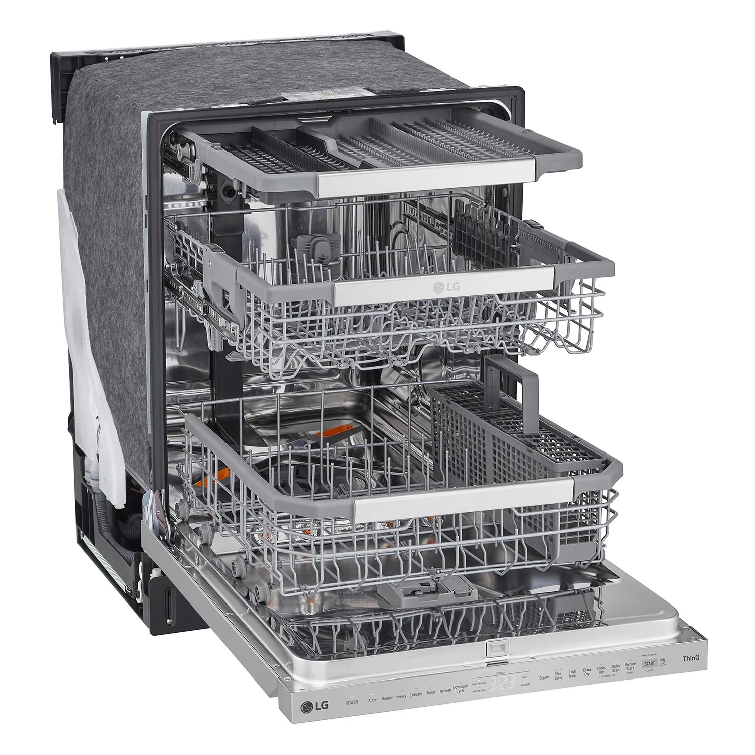 LG Stainless Steel Smart Dishwasher with QuadWash™ Pro, TrueSteam® and Dynamic Dry™- LDPS6762S - Image 2
