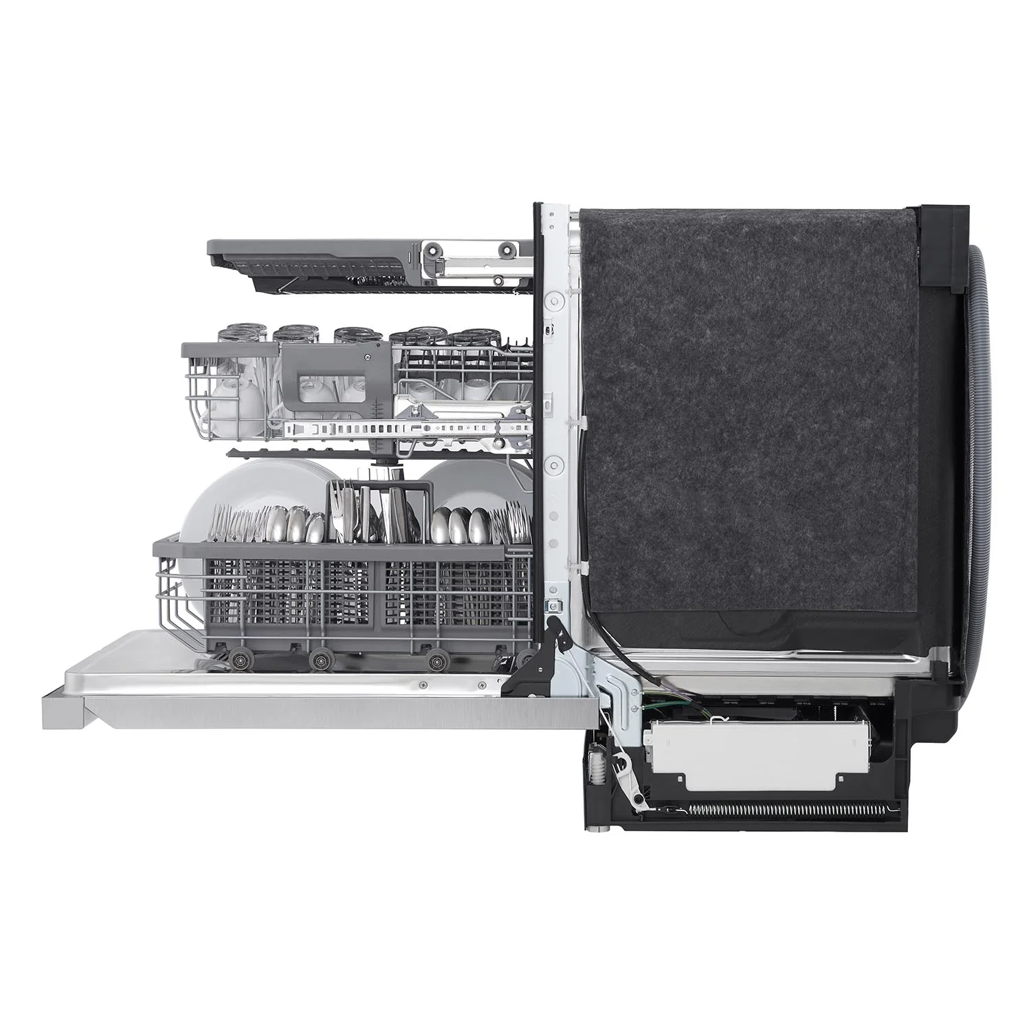 LG Stainless Steel Smart Dishwasher with QuadWash™ Pro, TrueSteam® and Dynamic Dry™- LDPS6762S - Image 5