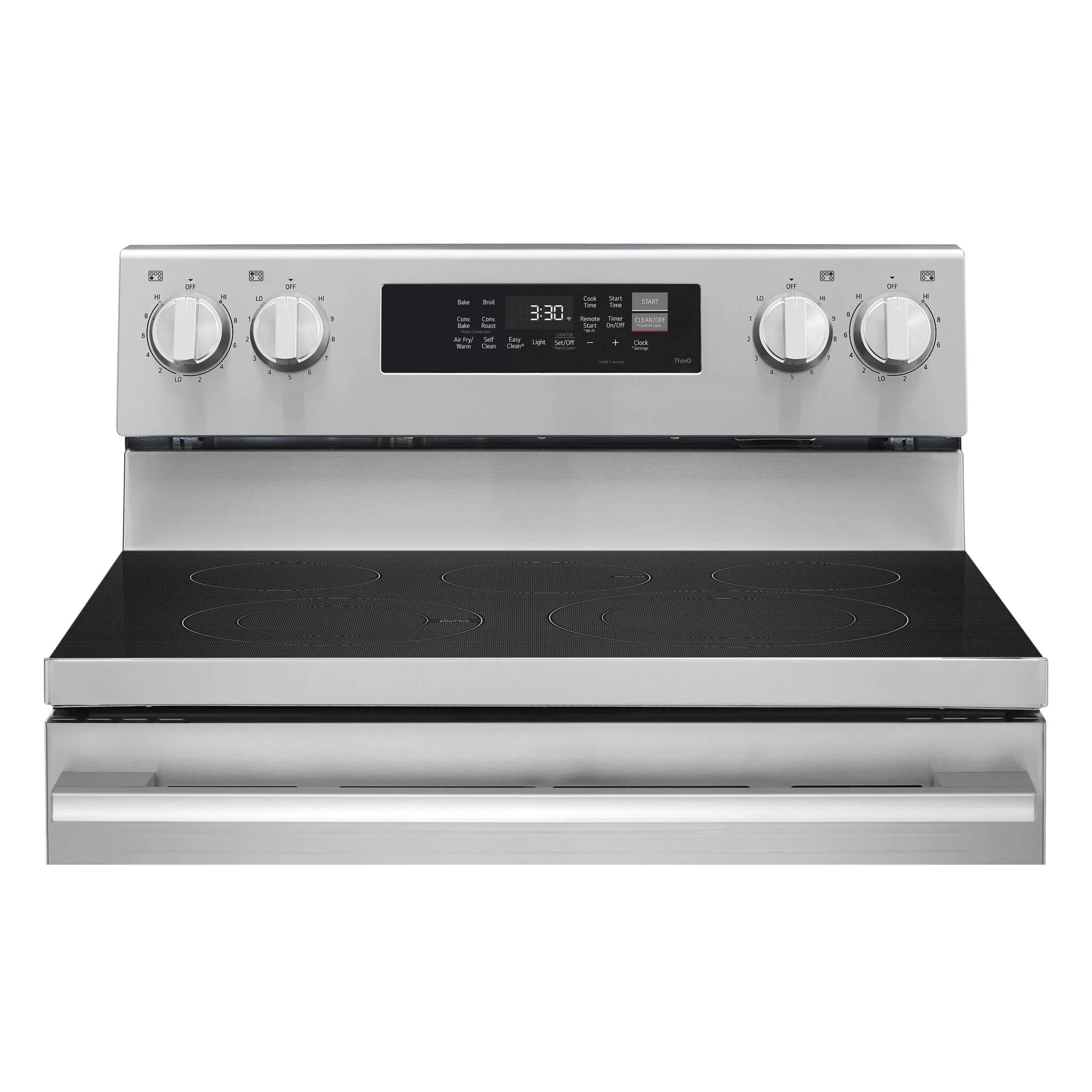 LG Stainless Steel Smart Electric Freestanding Range with Air Fry (6.3 Cu.Ft) - LREN6323YE - Image 5