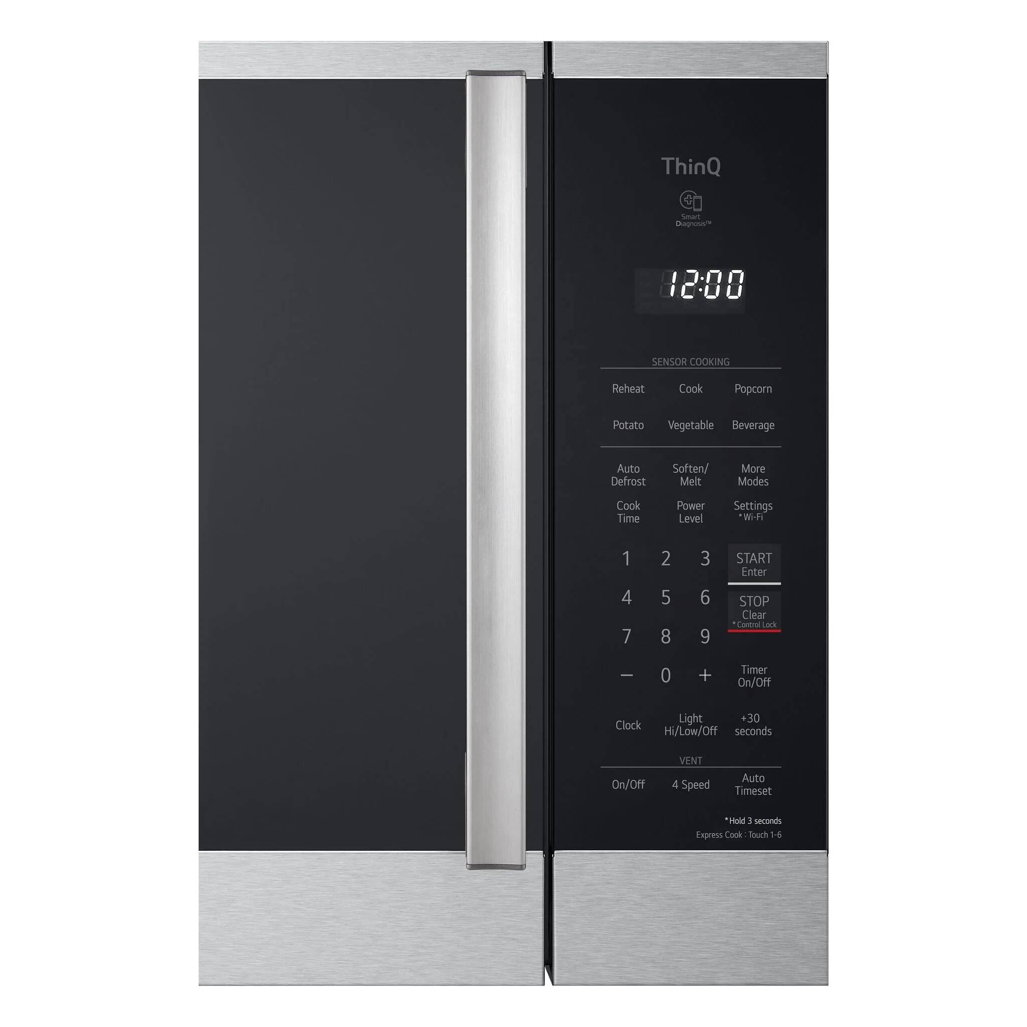 LG Stainless Steel Smart Over-the-Range Microwave (1.8 cu. ft.) - MVEM1825X - Image 4