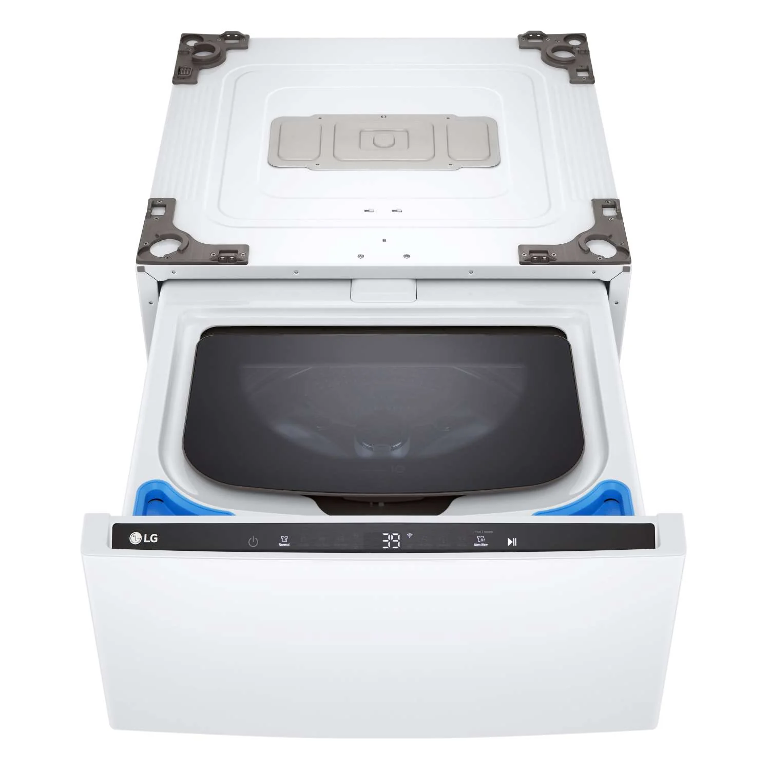 LG White 27'' LG SideKick™ Pedestal Washer (1 Cu. Ft) - WD300CW - Image 4