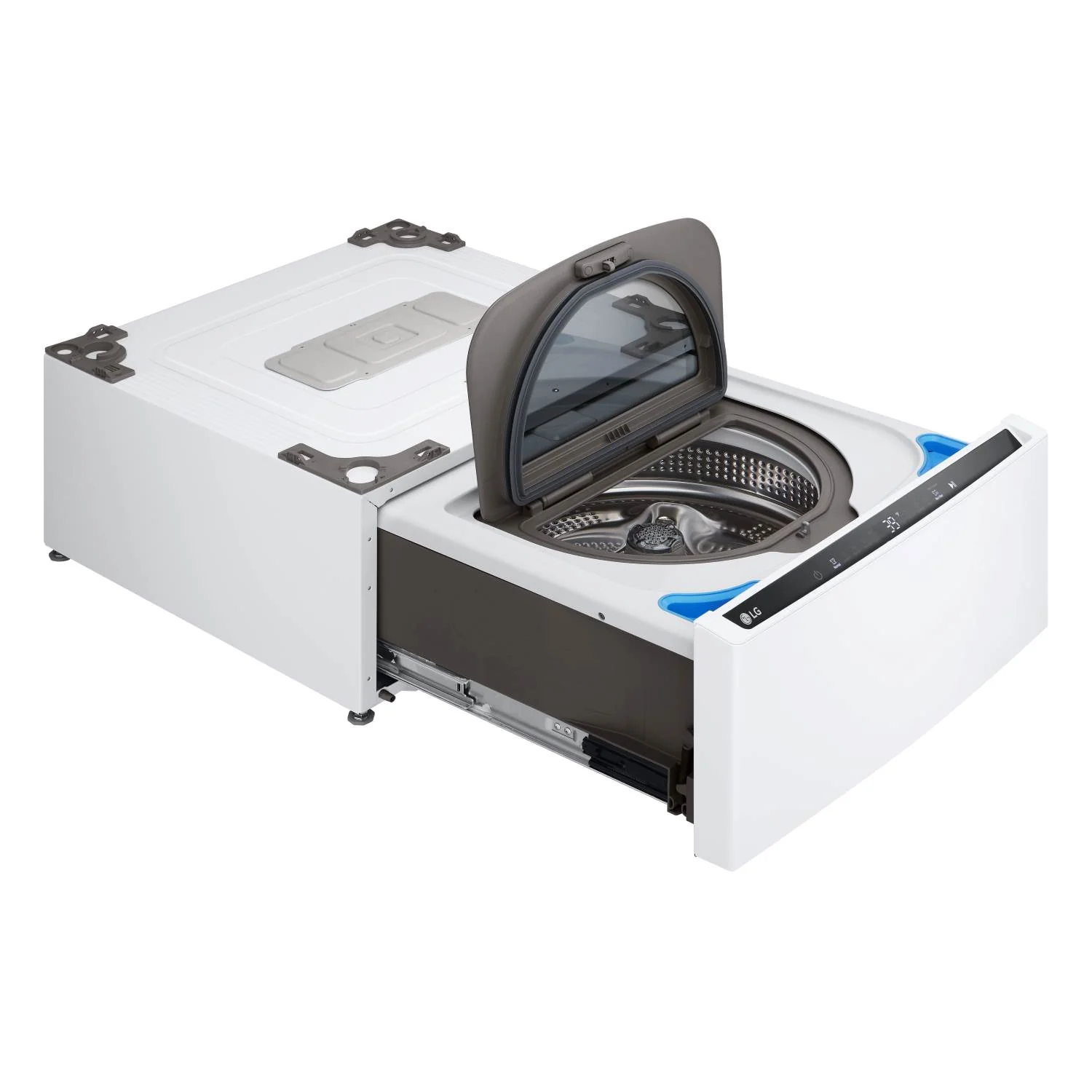 LG White 27'' LG SideKick™ Pedestal Washer (1 Cu. Ft) - WD300CW - Image 8
