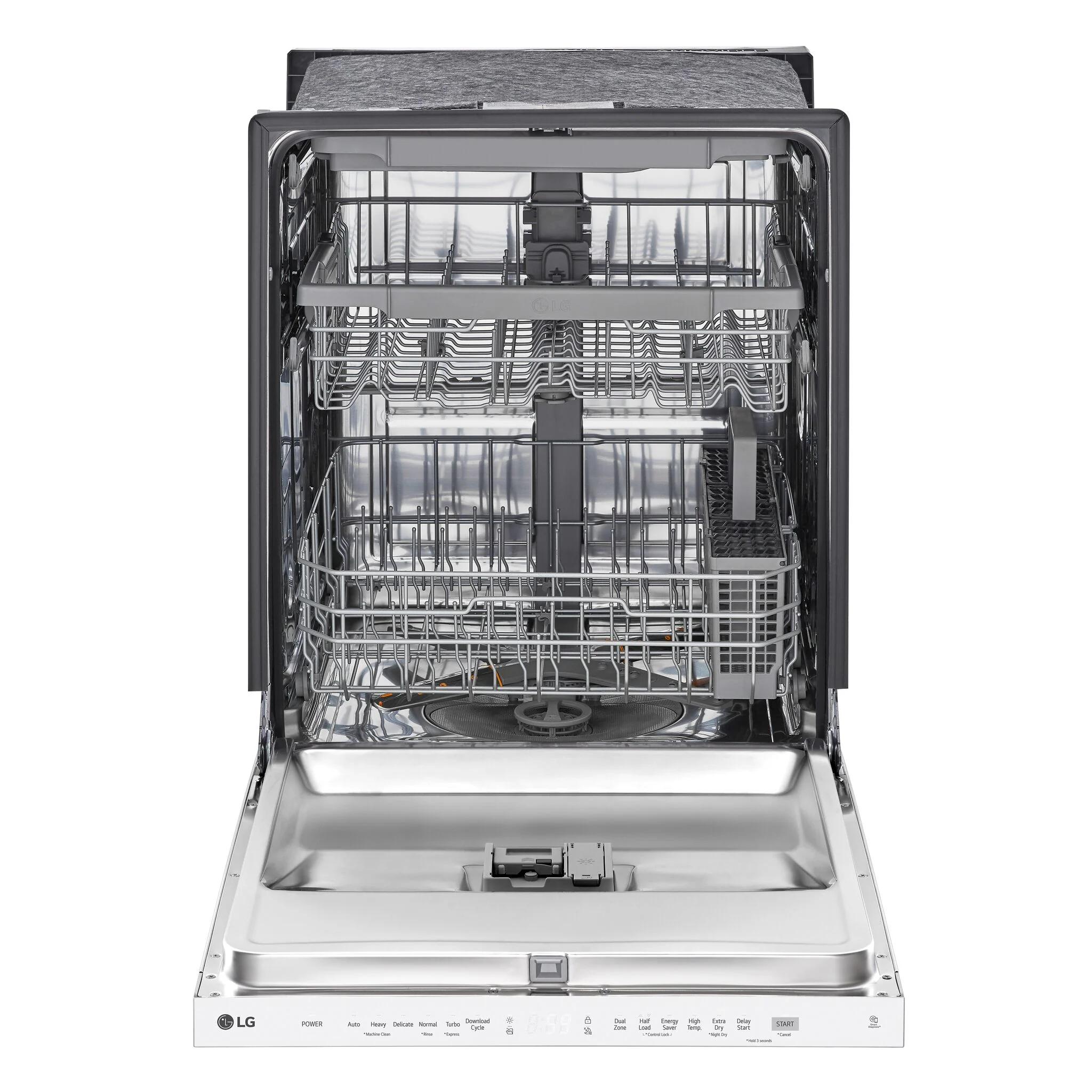 LG White Dishwasher with QuadWash™ - LDPN4542W - Image 2
