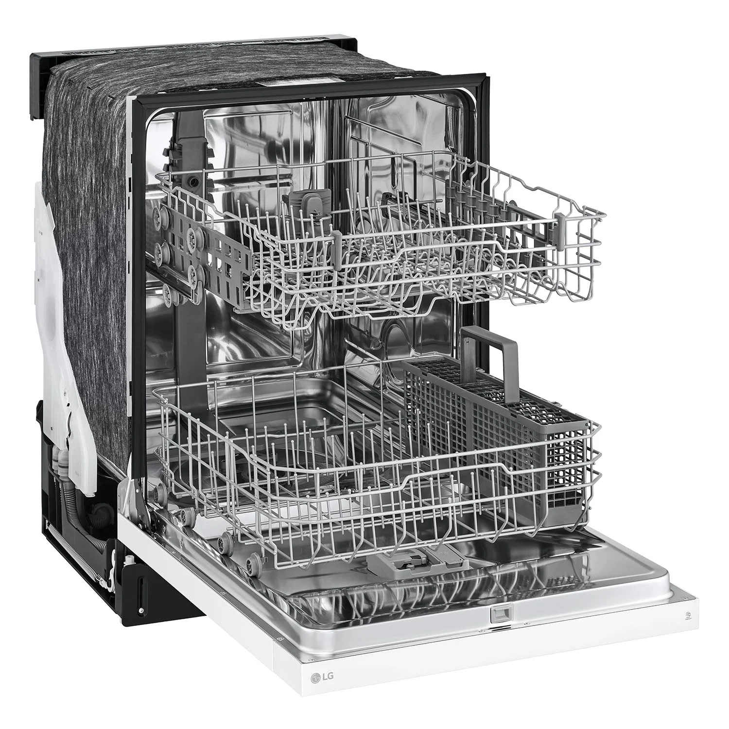 LG White Dishwasher with SenseClean™ and Dynamic Dry™ - LDFC2423W - Image 3