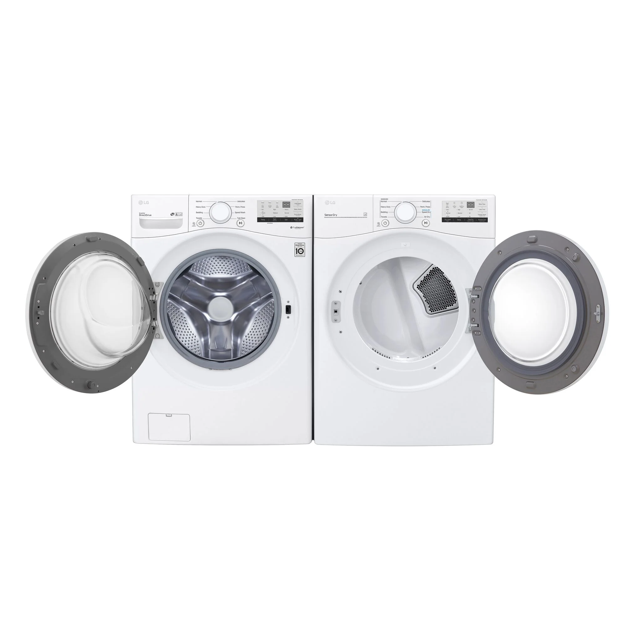 LG White Front Load Washer with 6Motion⢠Technology (5.2 Cu.Ft) - WM3400CW - Image 9