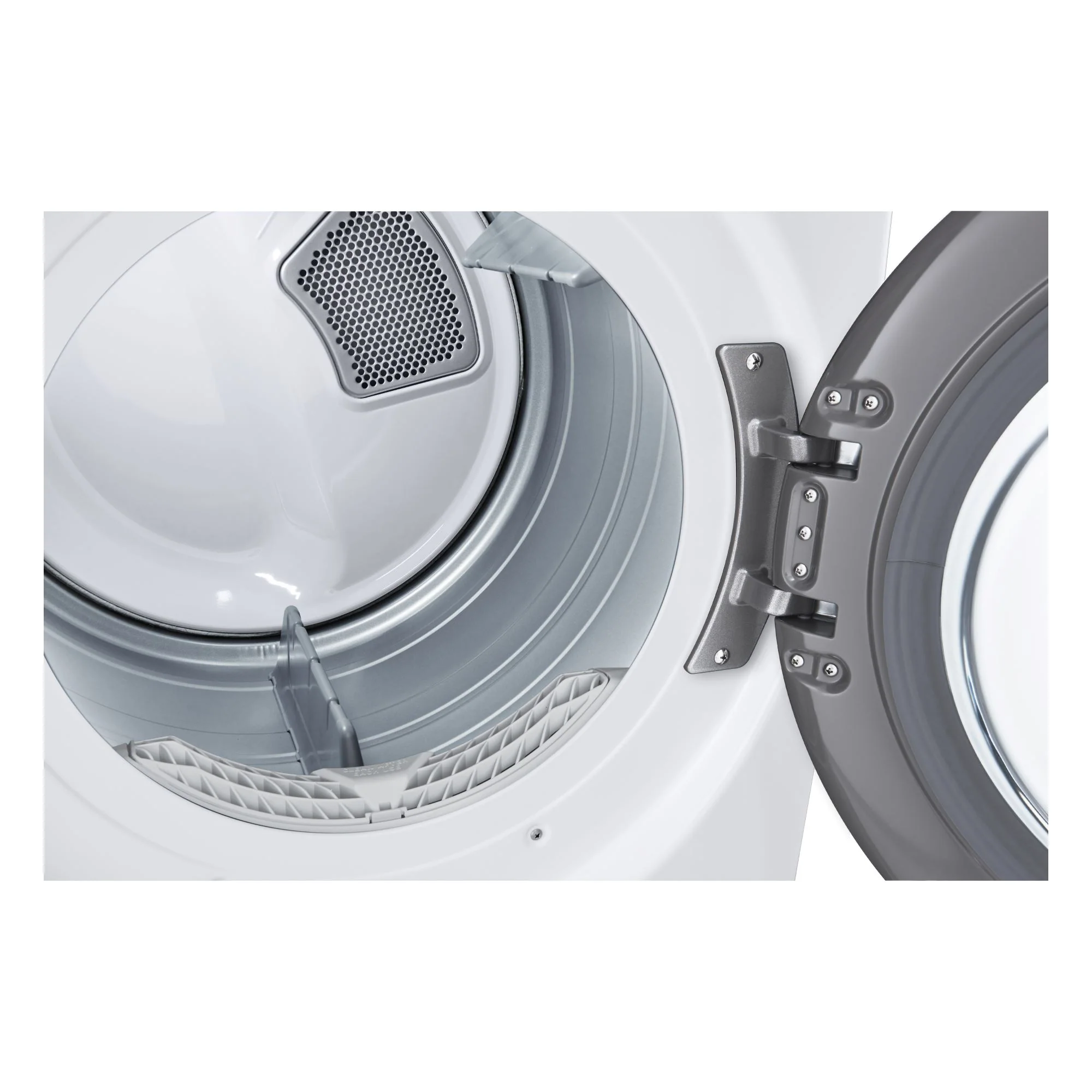 LG White Smart Wi-Fi Enabled Front Load Electric Dryer with Built-In AI (7.4 Cu. Ft.) - DLE3600W - Image 3