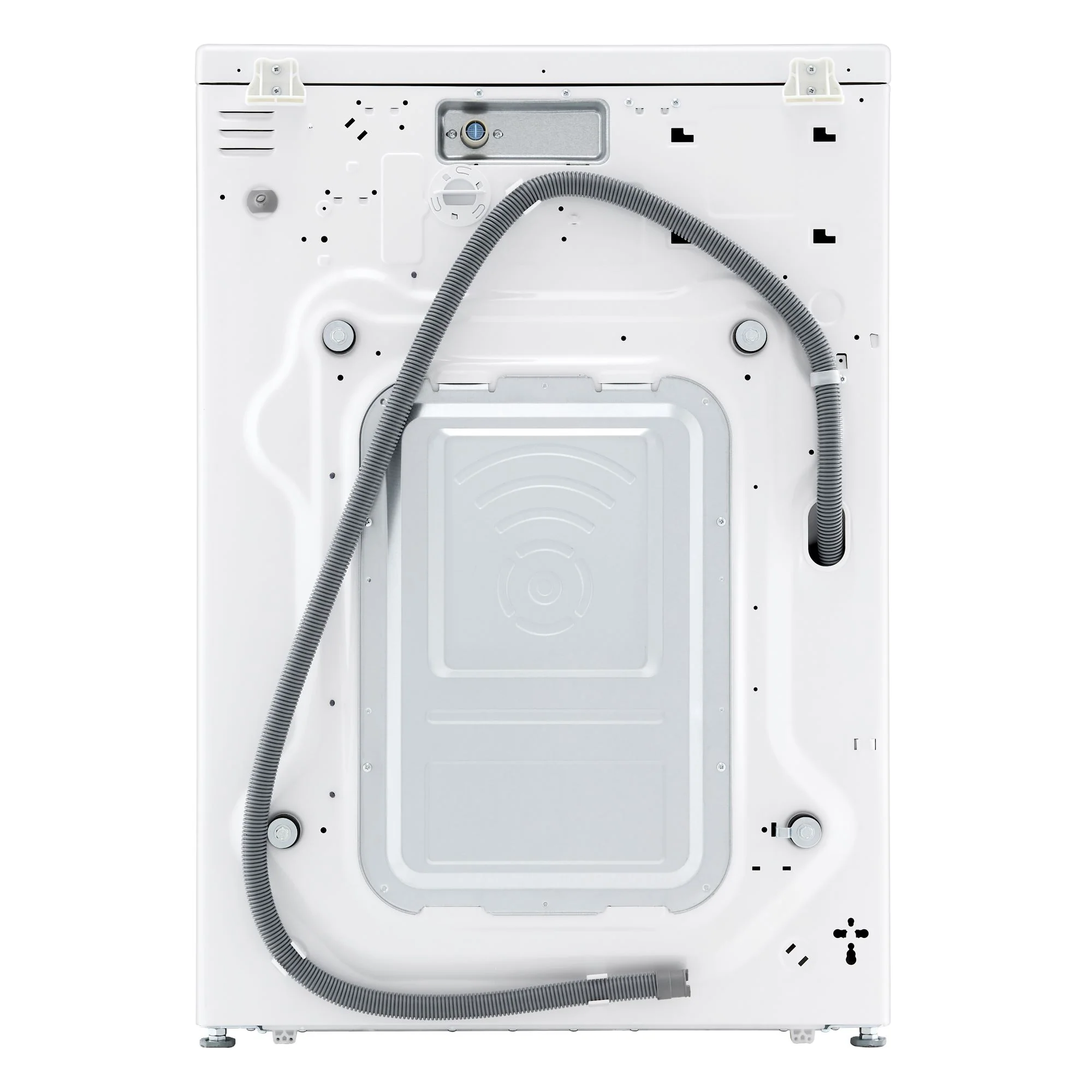 LG White Smart Wi-Fi Enabled Steam Front Load Washer with AI Direct Drive Technology (5.2 Cu.Ft) WM3600HWA - Image 5