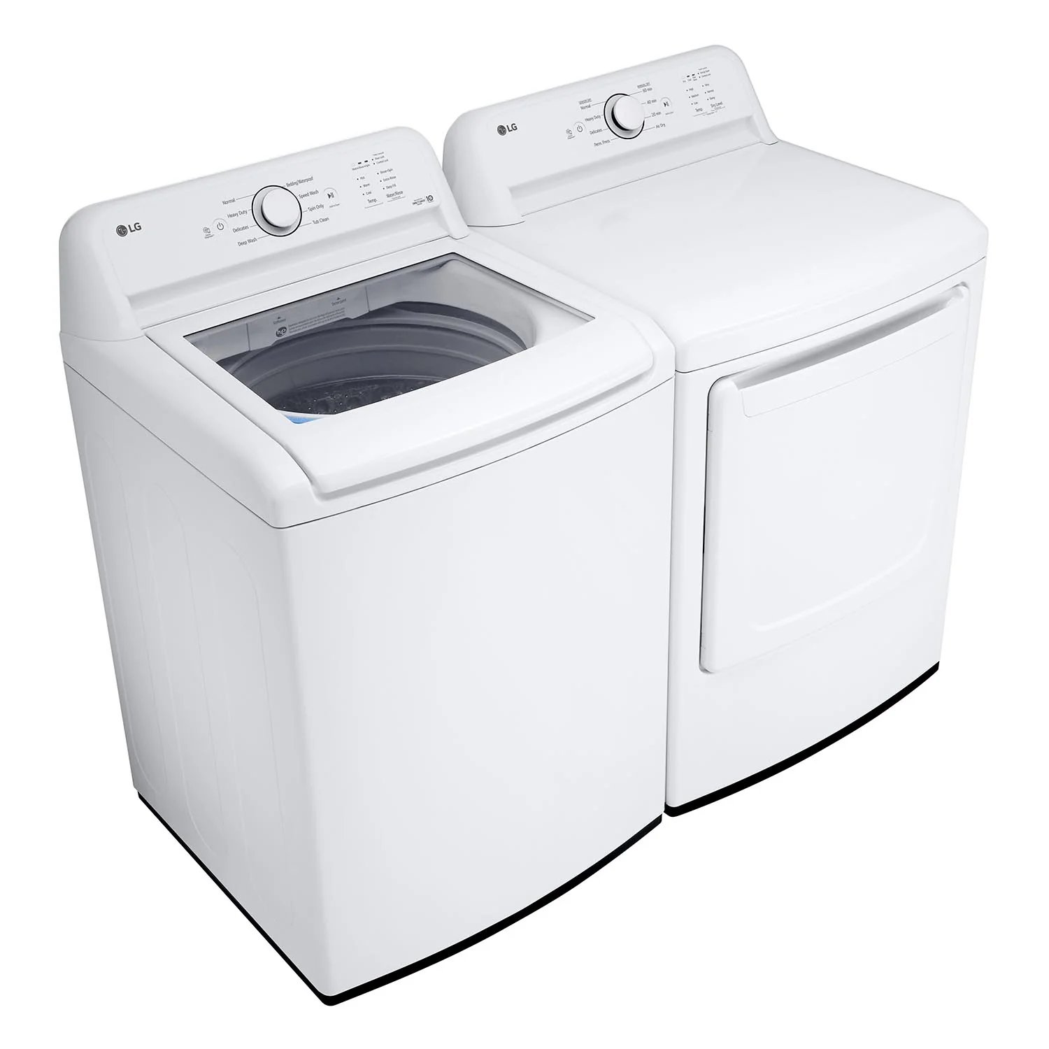 LG White Top Load Washer with Agitator and SlamProof® Glass Lid (4.8 Cu. Ft) -WT6105CW - Image 12