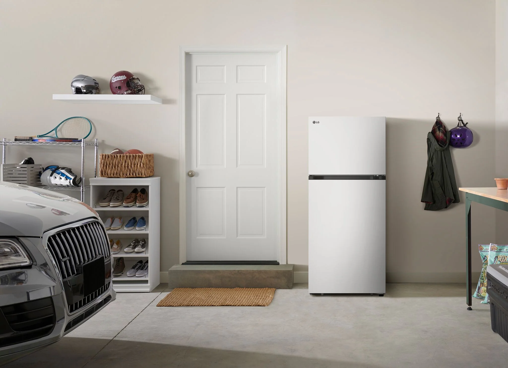 LG 27.5" 18 Cu. Ft. White Top-Freezer Refrigerator - LT18S2100W - Image 2