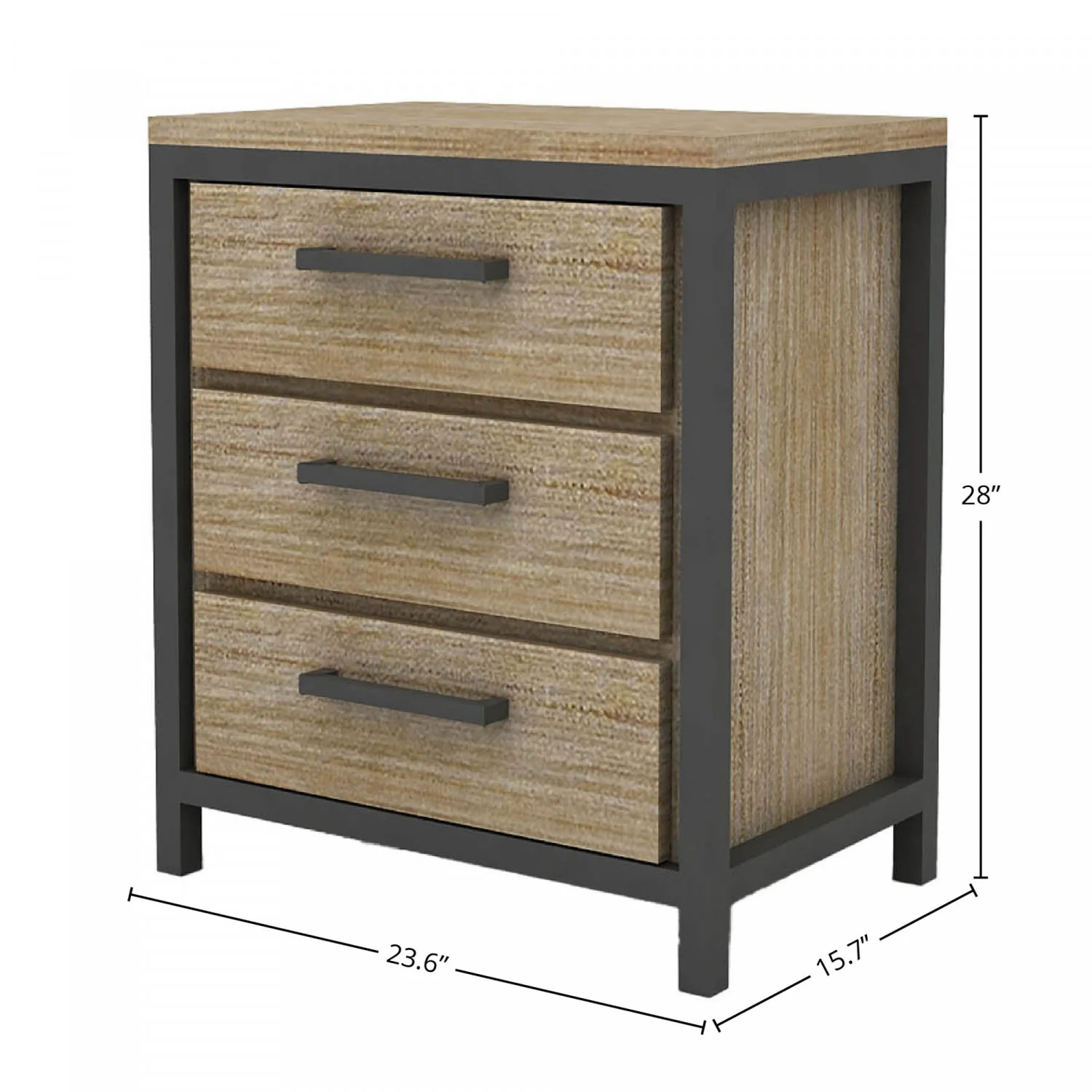 Liora Nightstand - Greige - Image 16