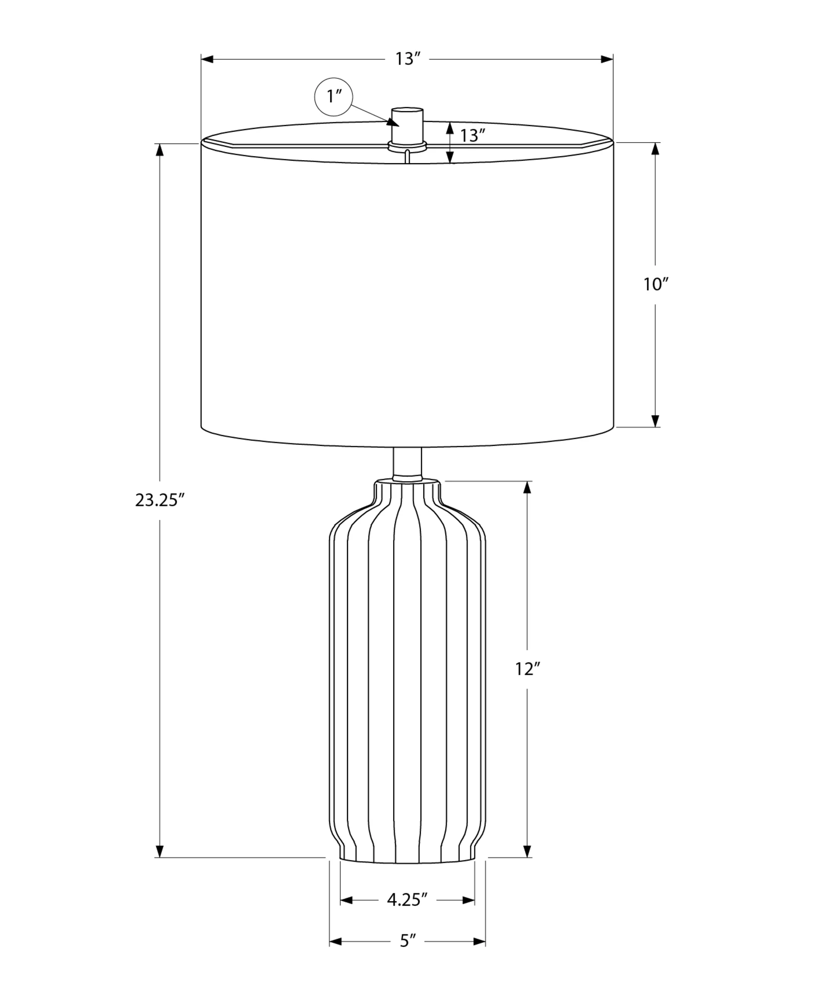 Loen Table Lamp - Blue - Image 3