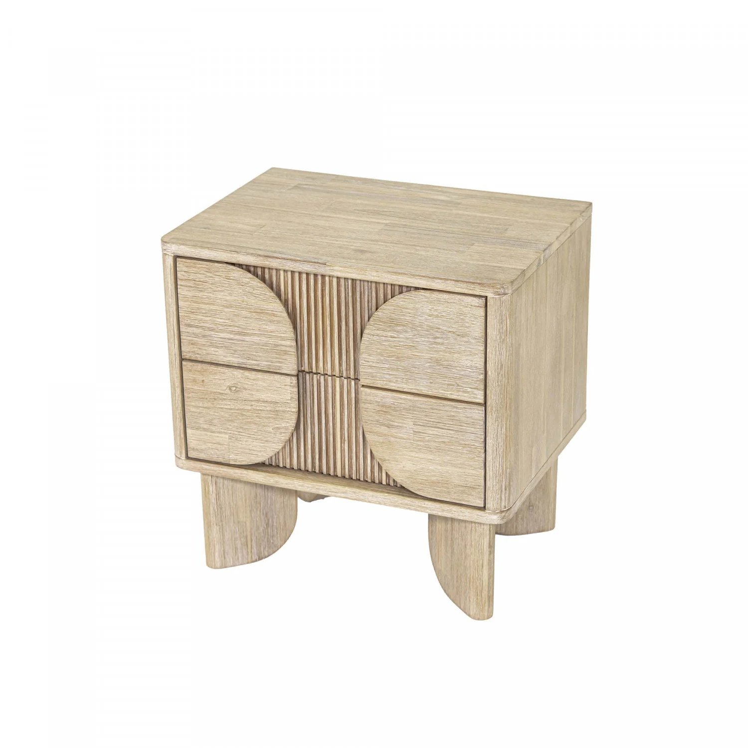 Lofva Night Table - Light Brown/Beige - Image 7