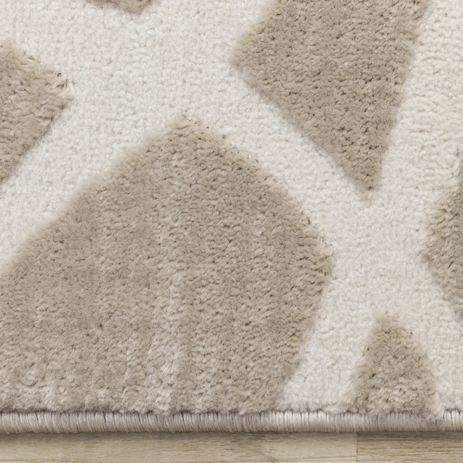 Logan Contemporary Swirls Area Rug - 5' X 8' - Beige/Cream - Image 10