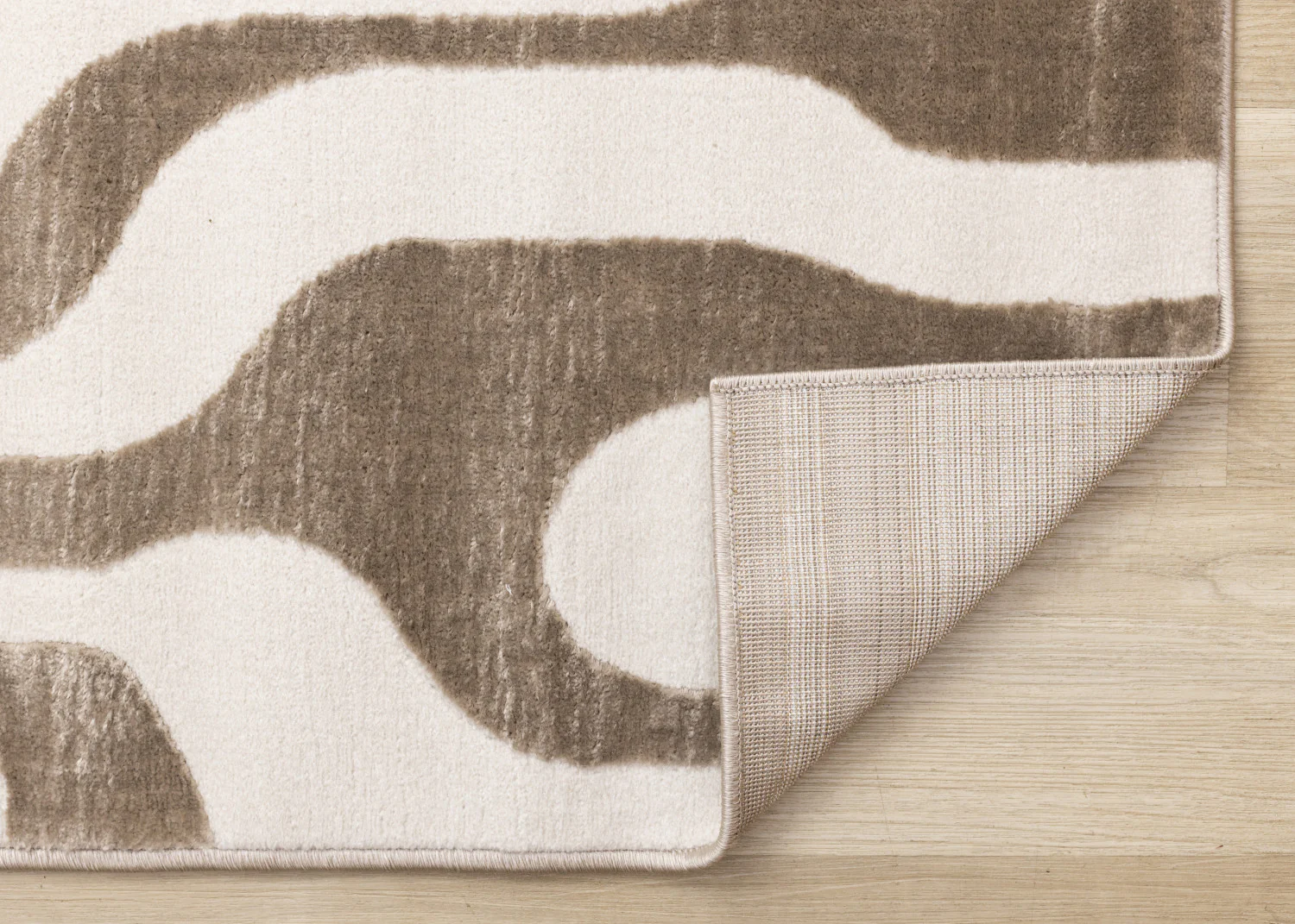 Logan Modern Area Rug - 8' X 11' - Brown/Cream - Image 7